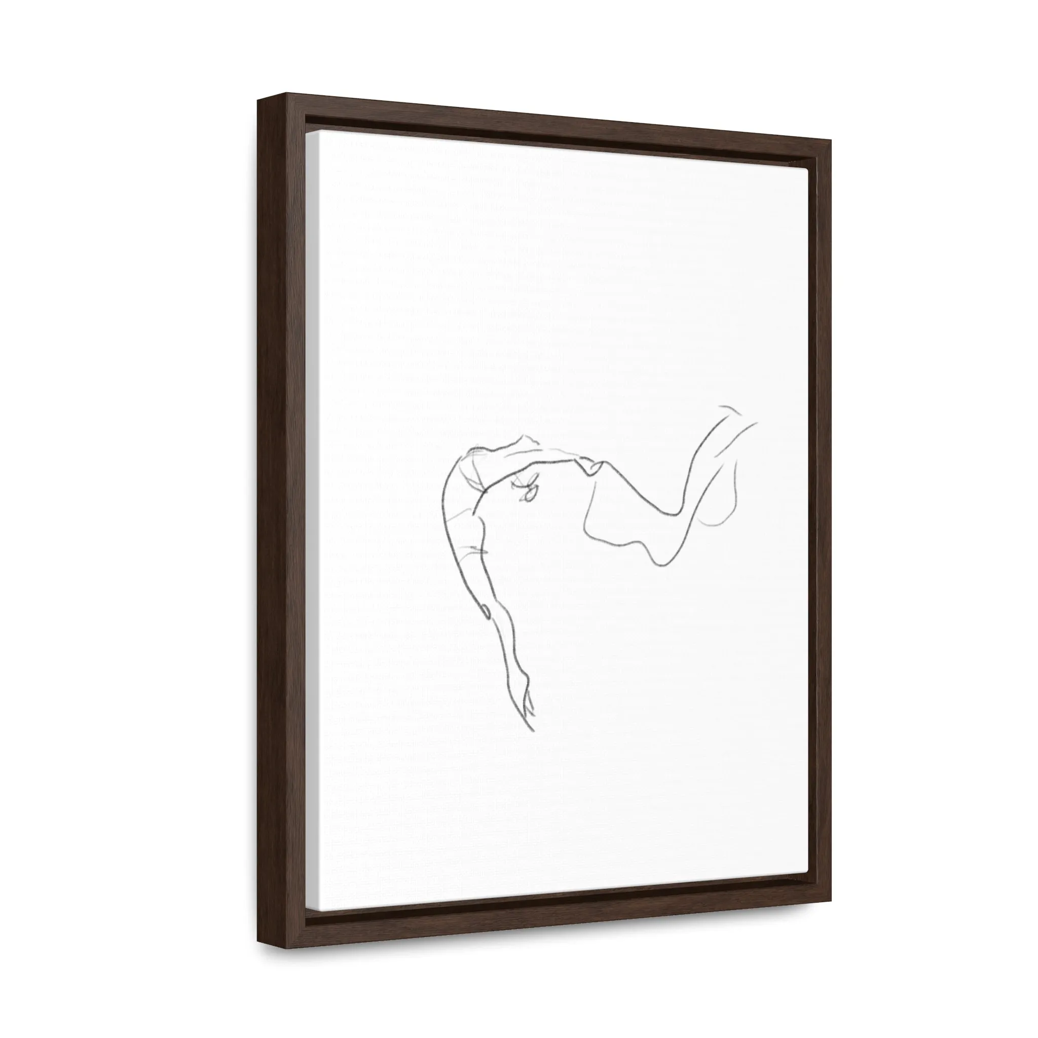 Minimalist Line Art Canvas Wrap - Elegant Home Décor