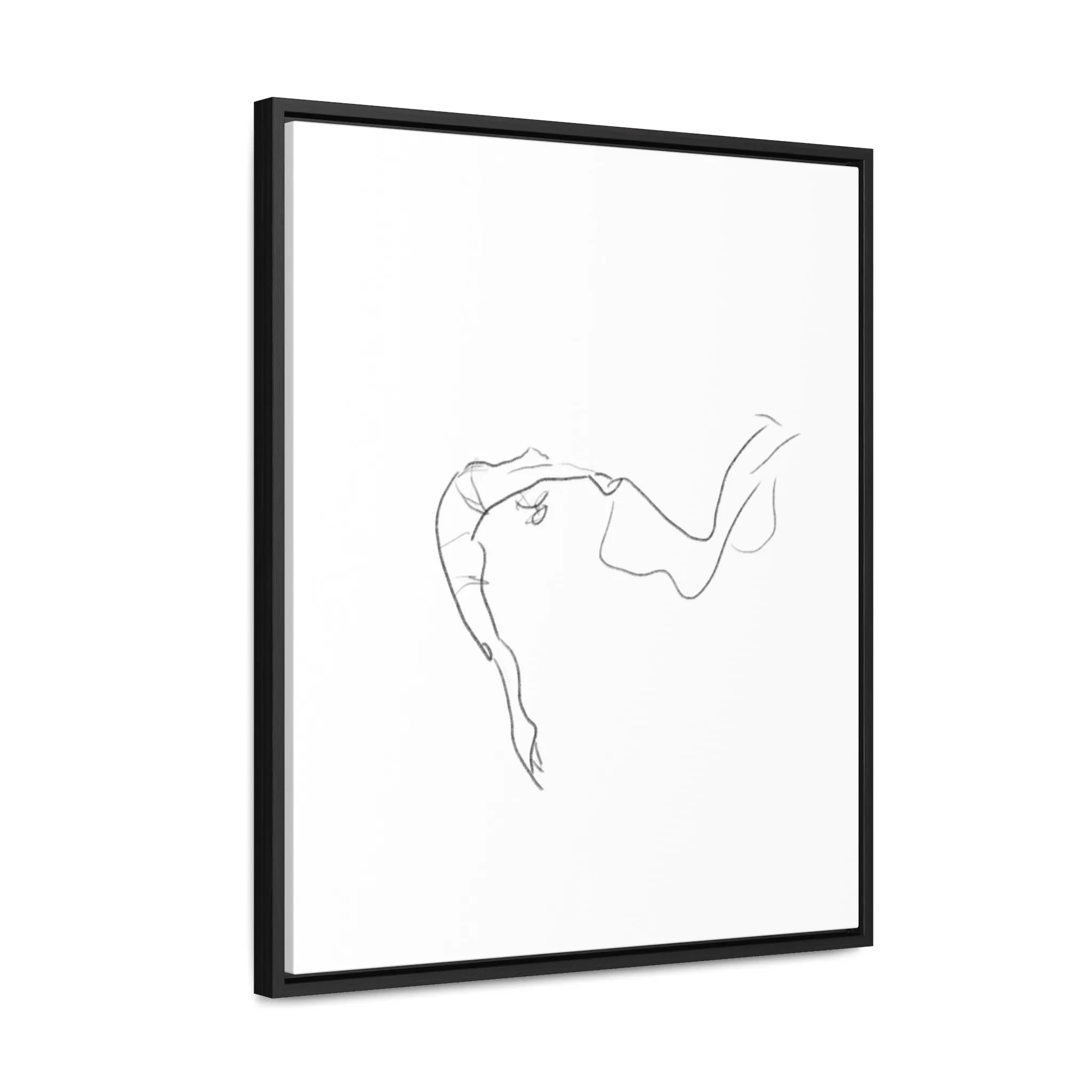 Minimalist Line Art Canvas Wrap - Elegant Home Décor