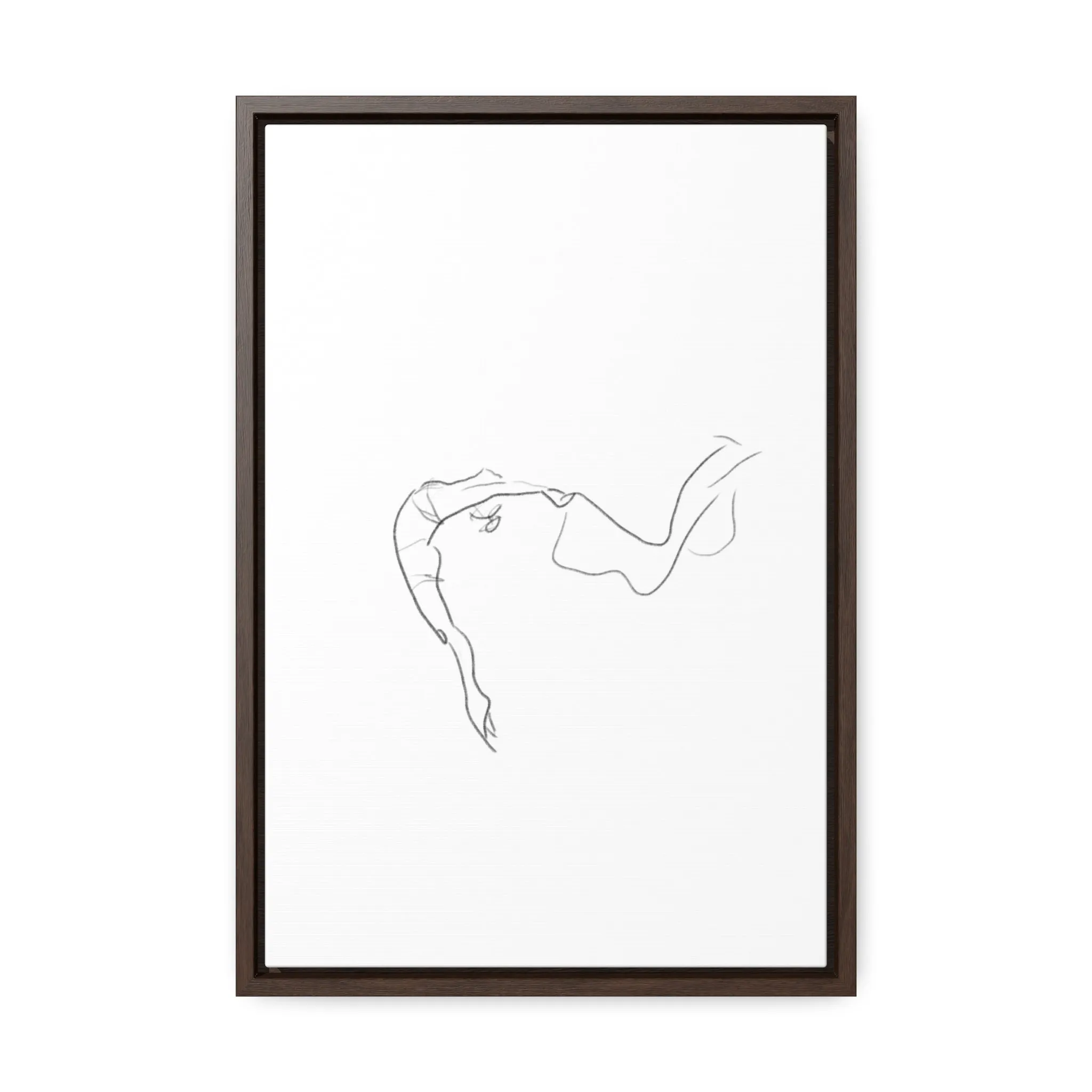 Minimalist Line Art Canvas Wrap - Elegant Home Décor
