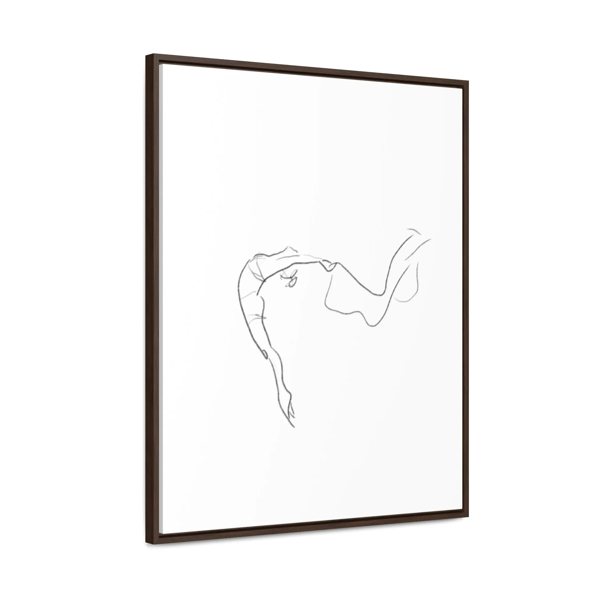 Minimalist Line Art Canvas Wrap - Elegant Home Décor