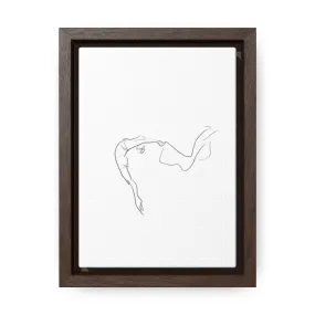 Minimalist Line Art Canvas Wrap - Elegant Home Décor