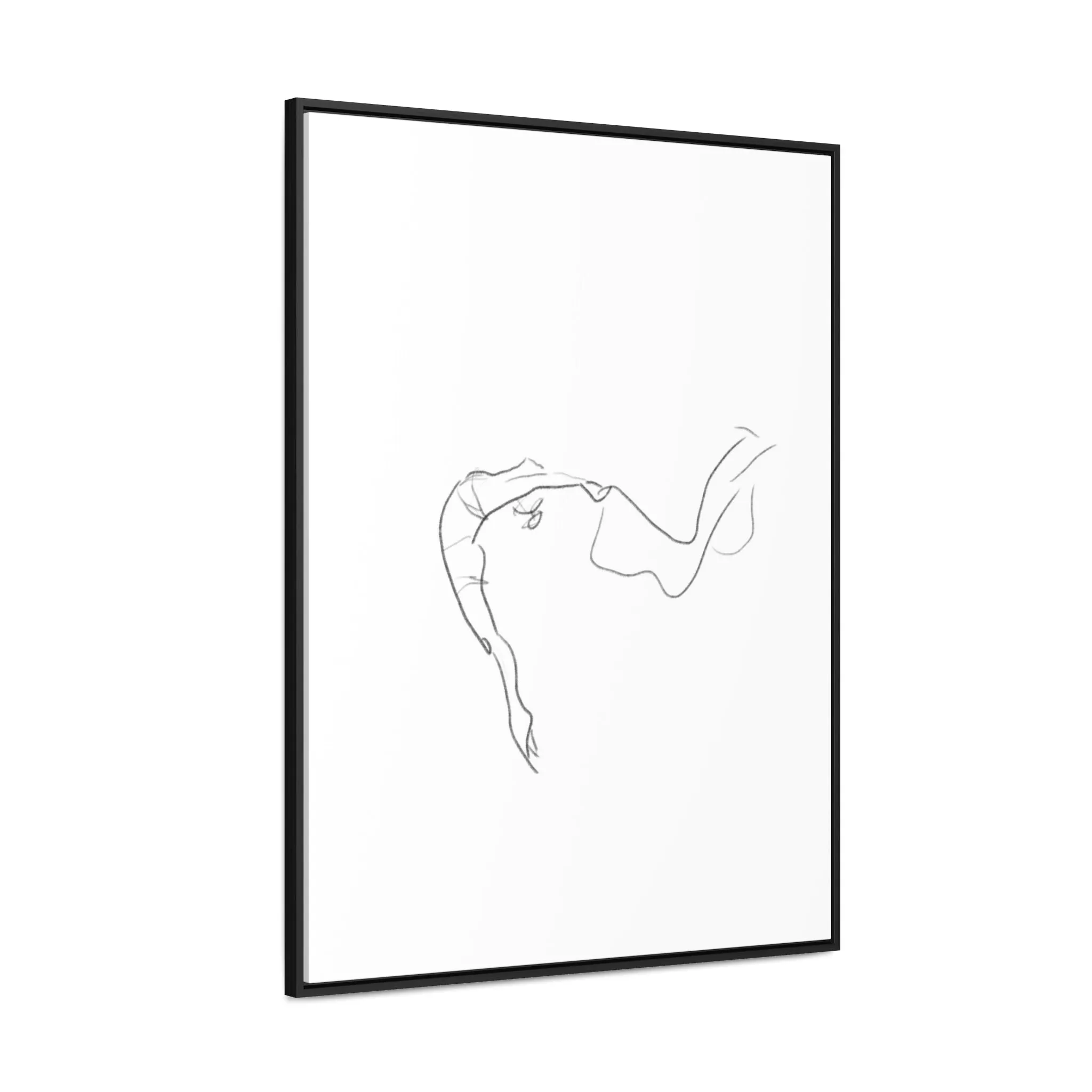 Minimalist Line Art Canvas Wrap - Elegant Home Décor