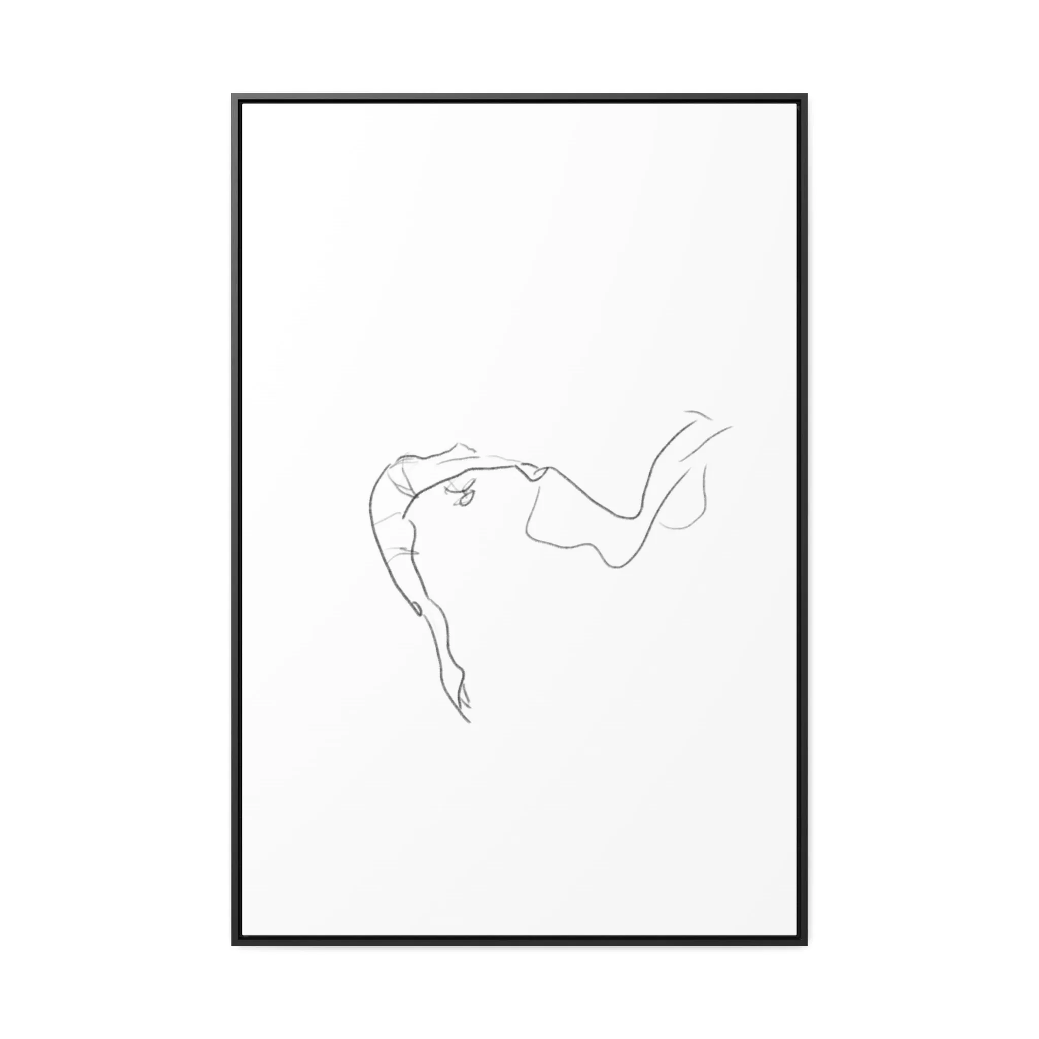 Minimalist Line Art Canvas Wrap - Elegant Home Décor