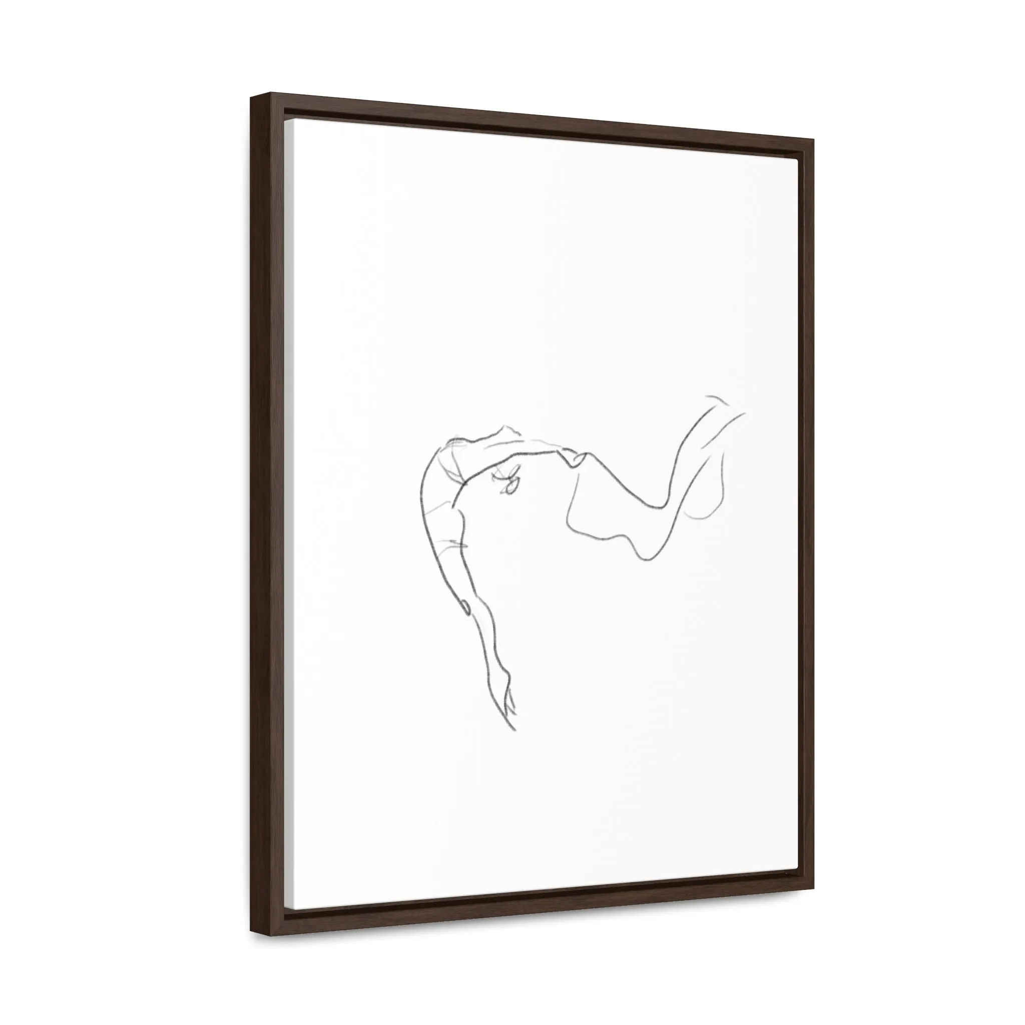 Minimalist Line Art Canvas Wrap - Elegant Home Décor