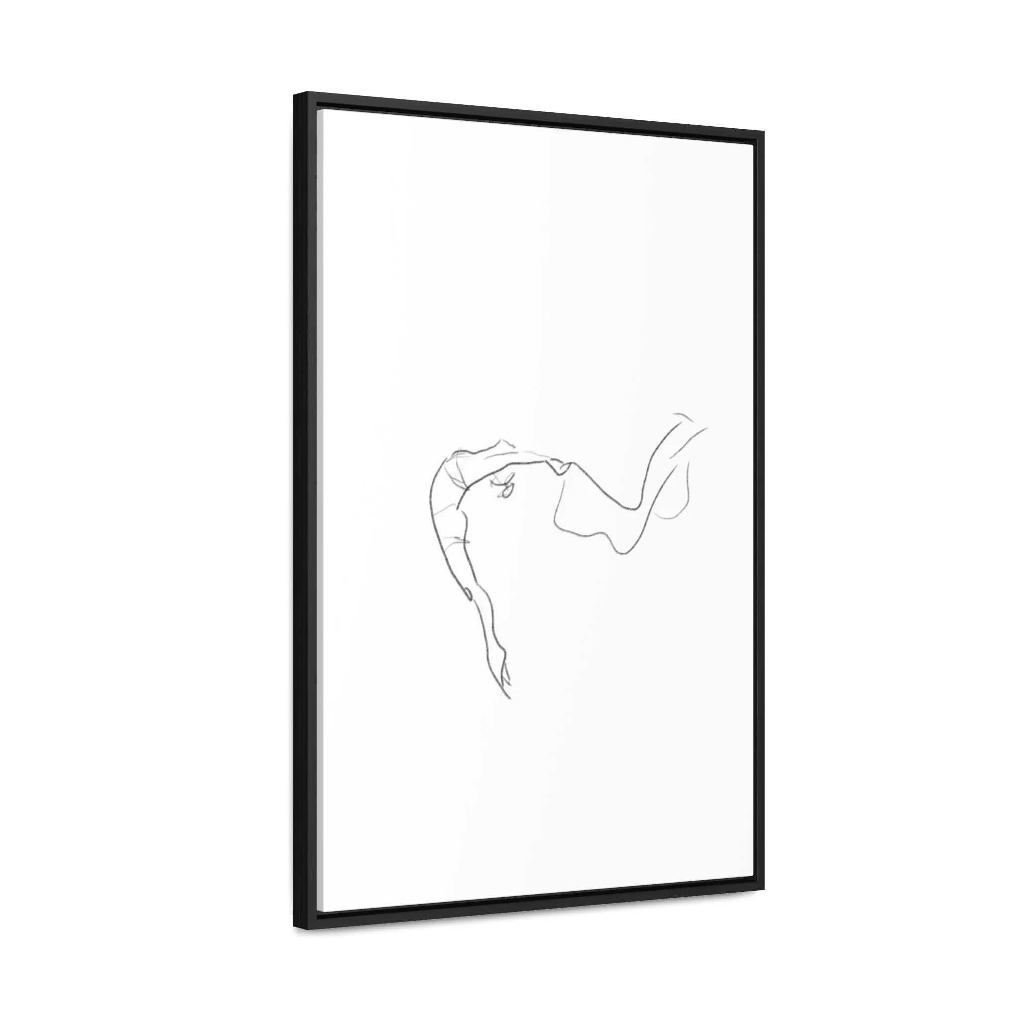 Minimalist Line Art Canvas Wrap - Elegant Home Décor