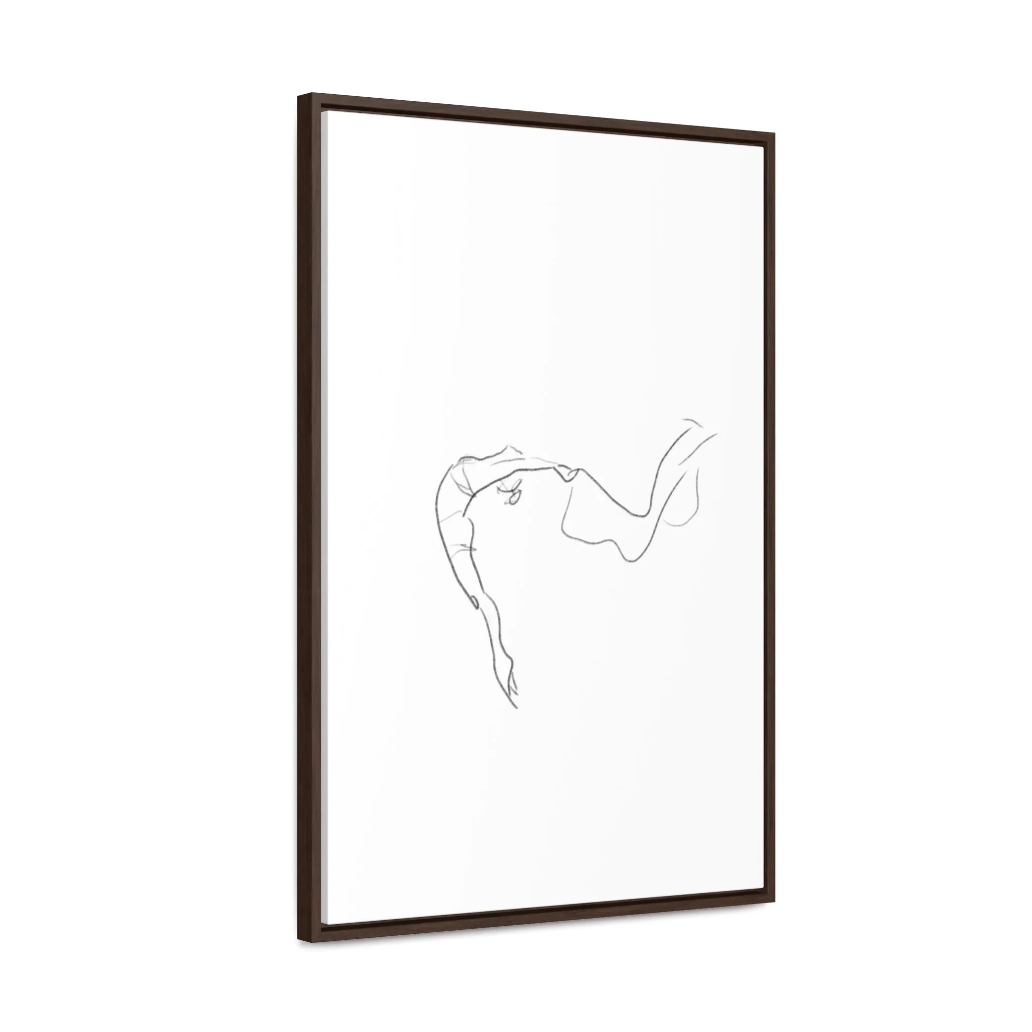 Minimalist Line Art Canvas Wrap - Elegant Home Décor
