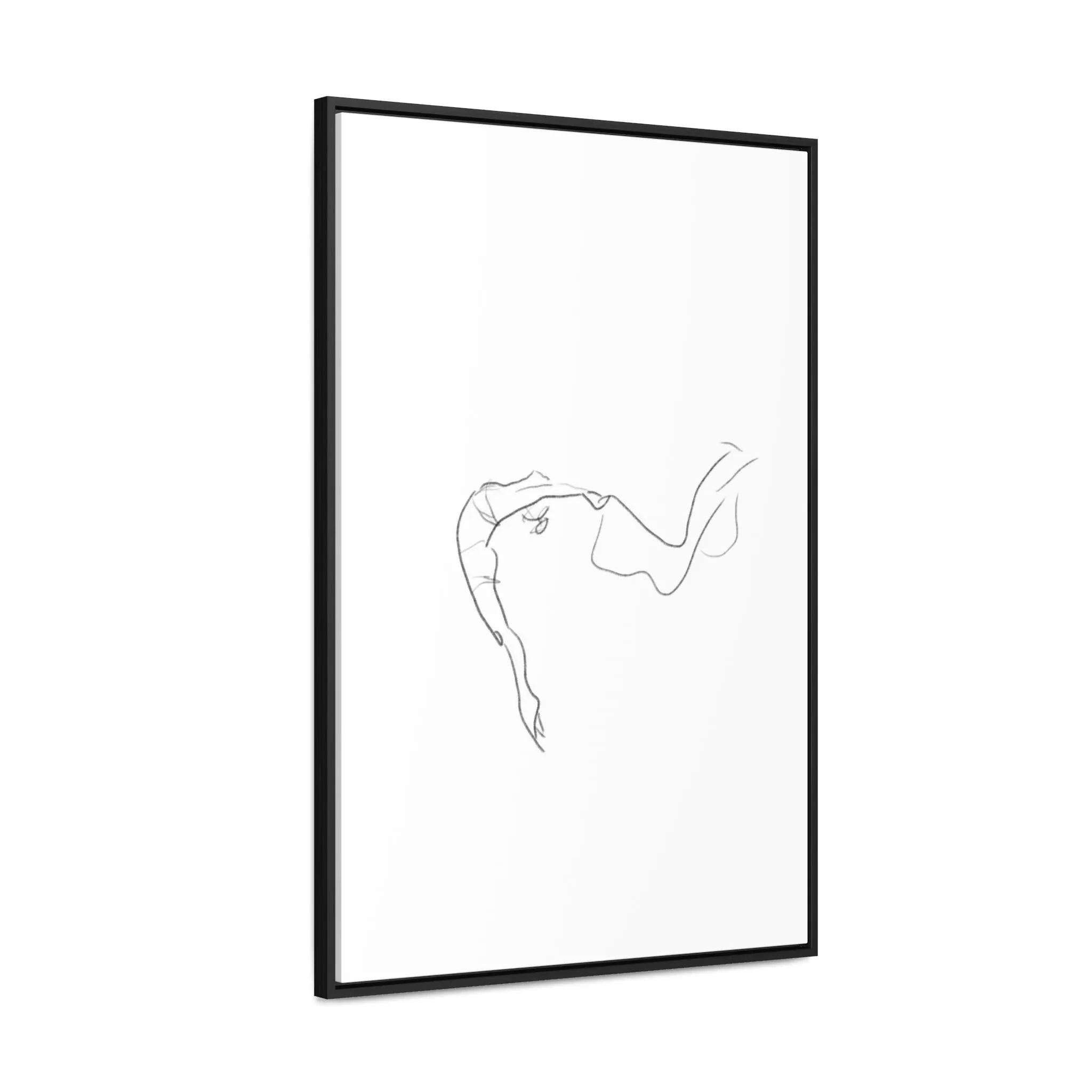 Minimalist Line Art Canvas Wrap - Elegant Home Décor