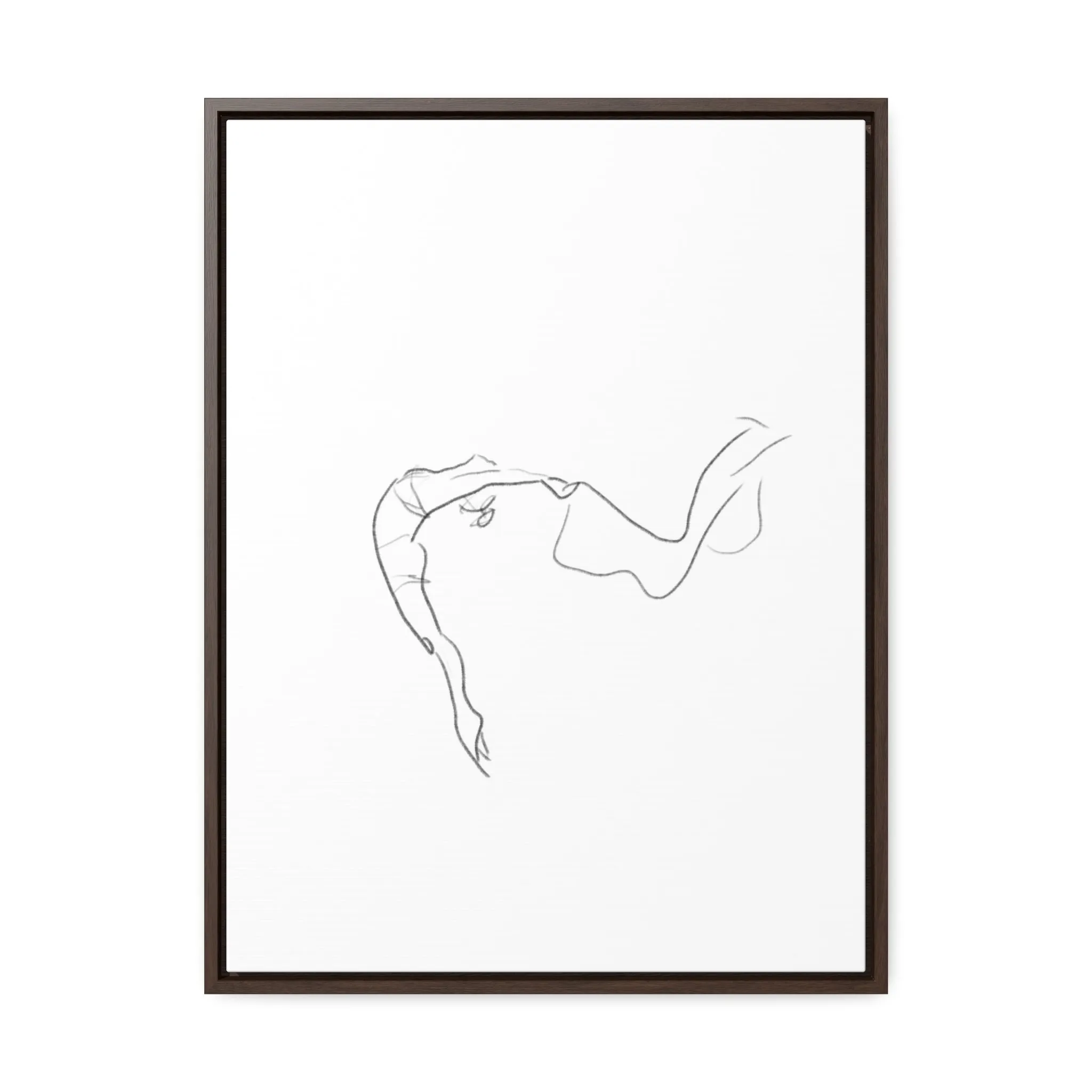 Minimalist Line Art Canvas Wrap - Elegant Home Décor