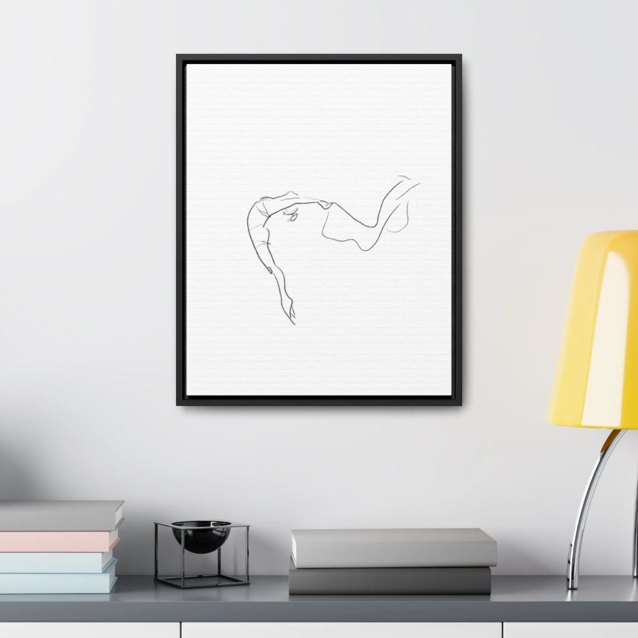 Minimalist Line Art Canvas Wrap - Elegant Home Décor