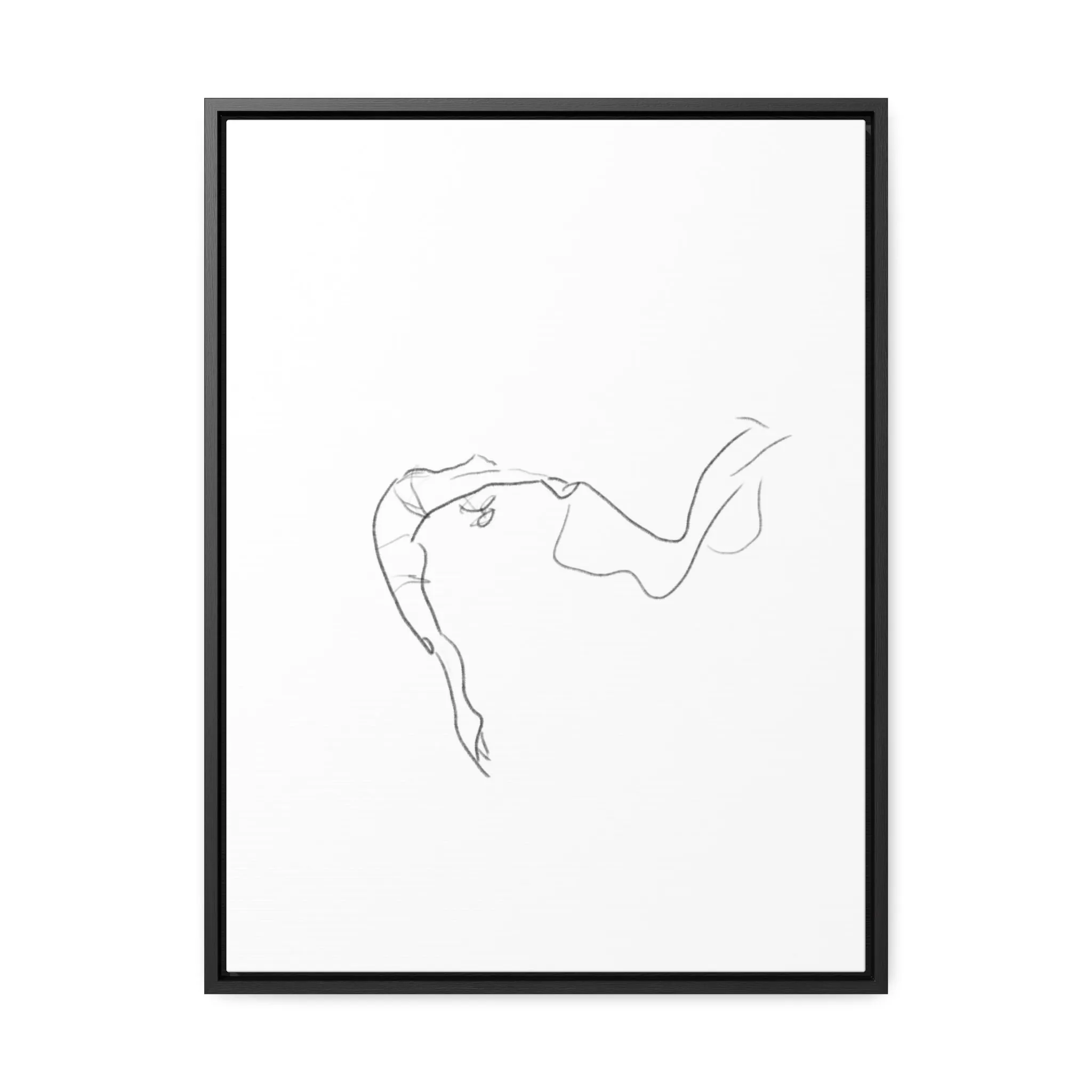 Minimalist Line Art Canvas Wrap - Elegant Home Décor