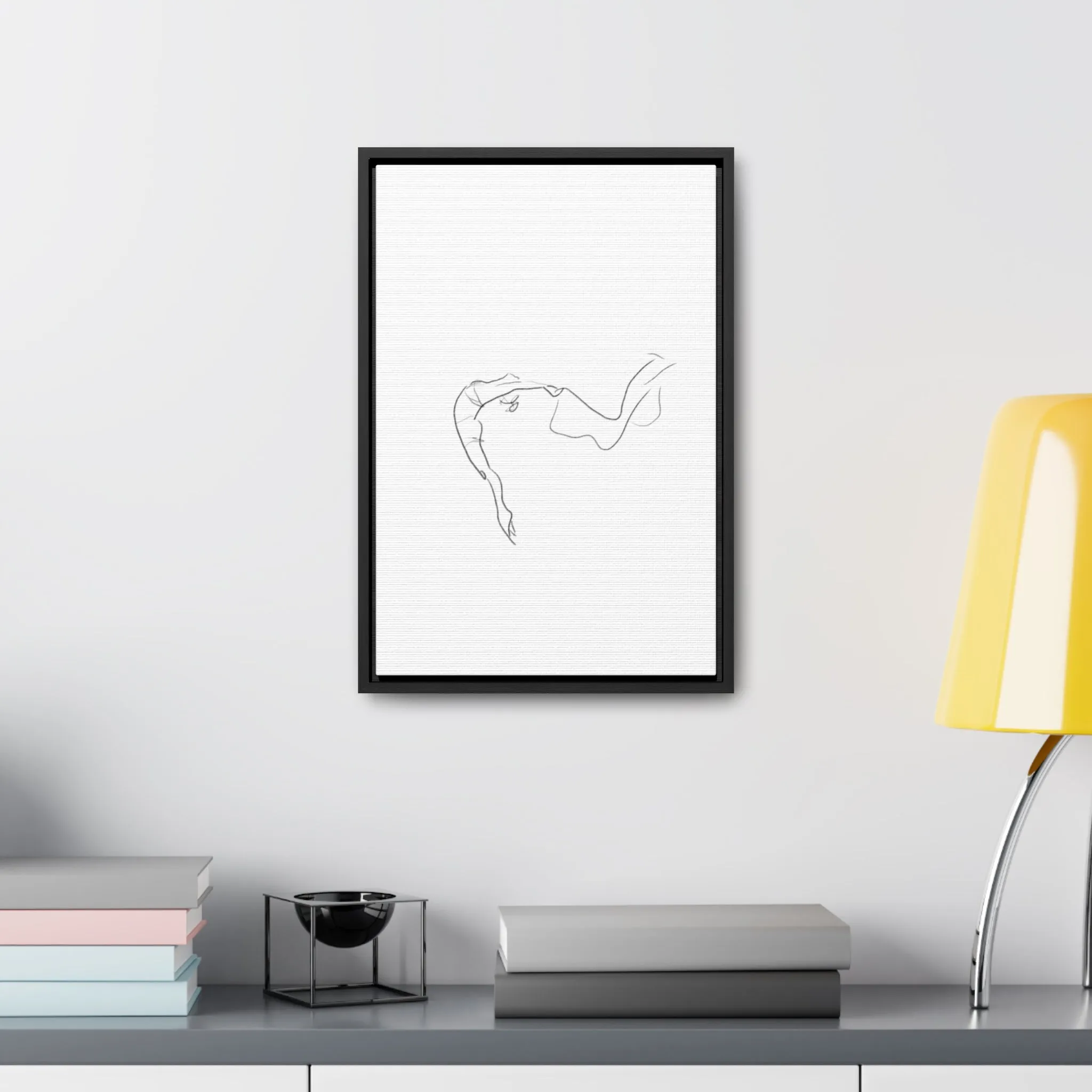 Minimalist Line Art Canvas Wrap - Elegant Home Décor