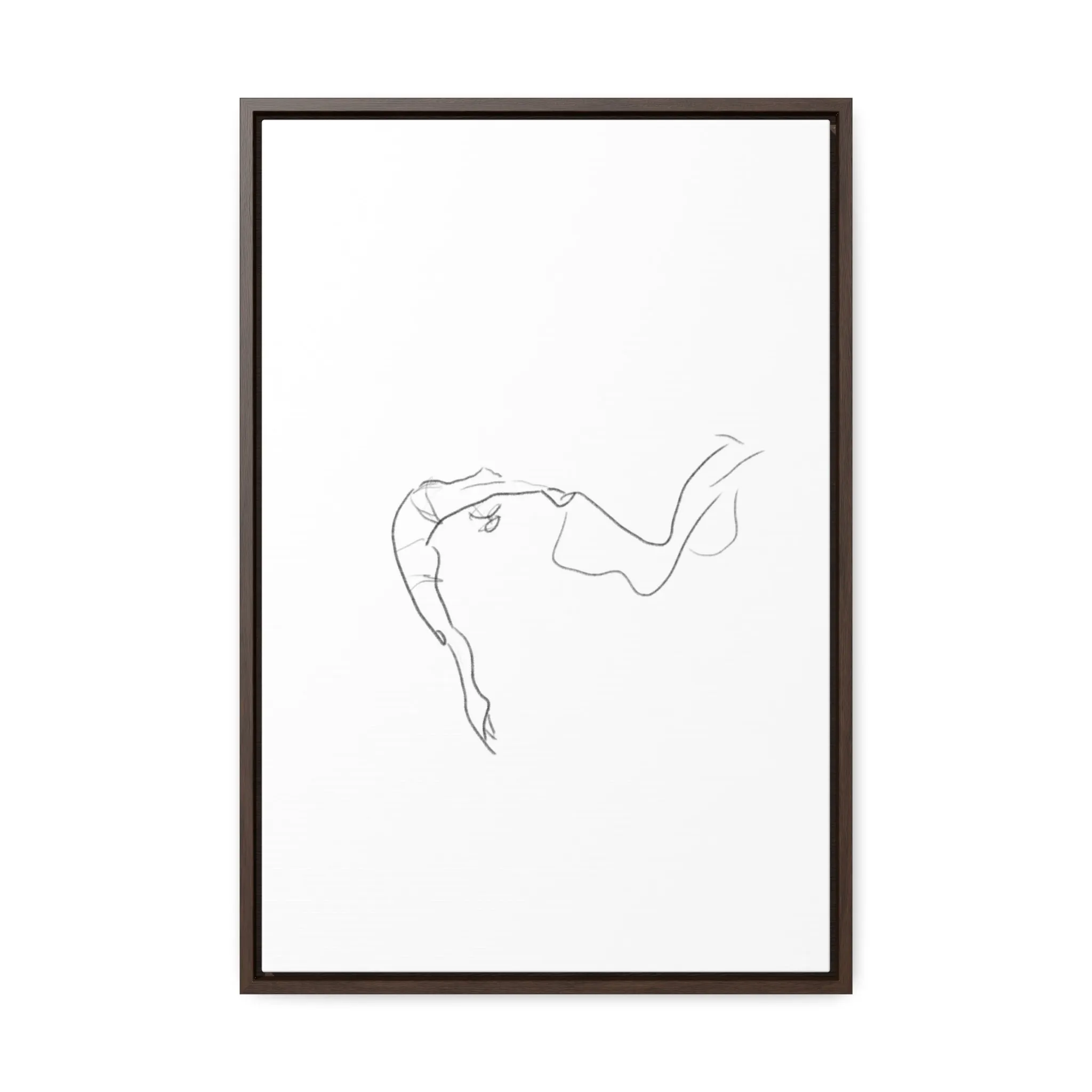 Minimalist Line Art Canvas Wrap - Elegant Home Décor