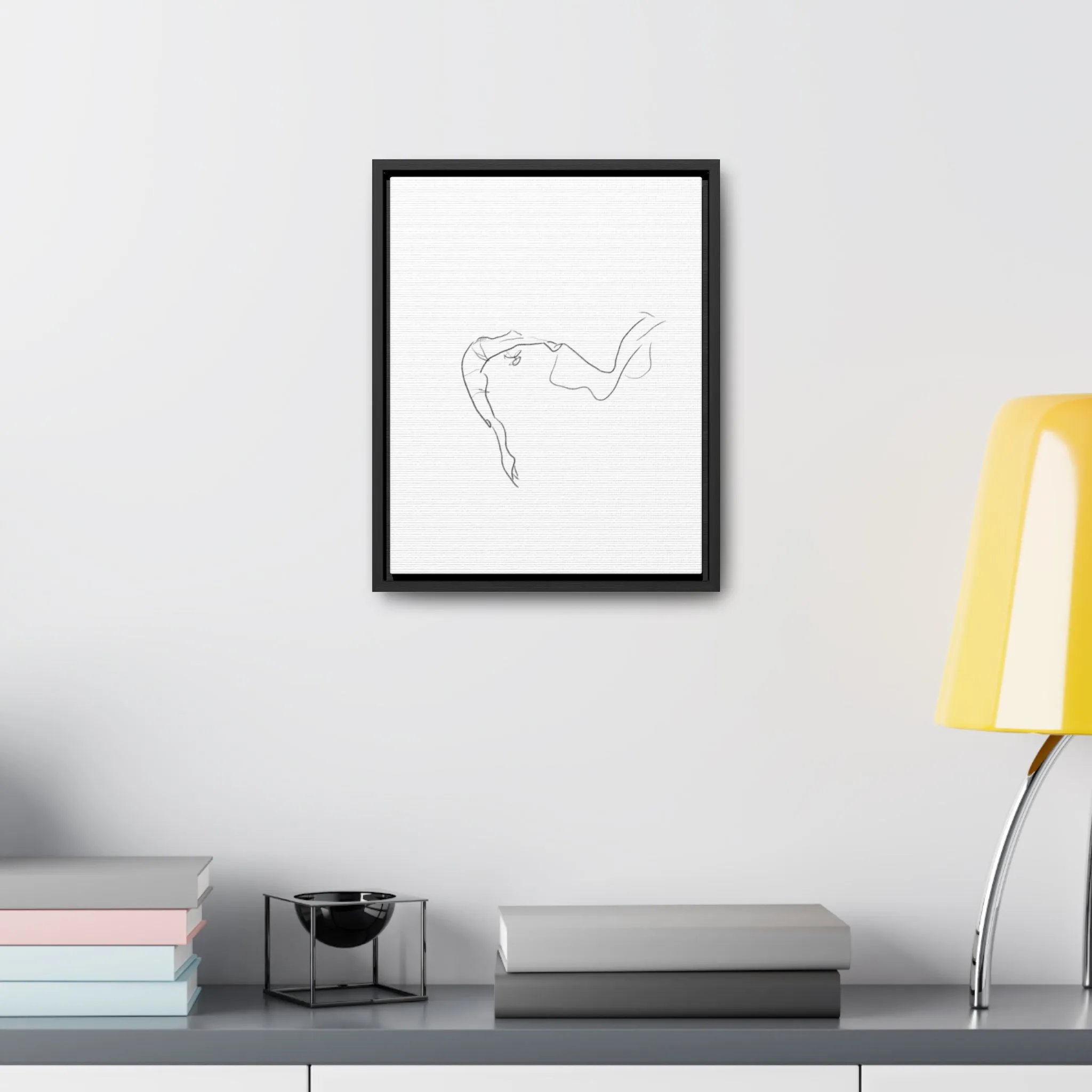 Minimalist Line Art Canvas Wrap - Elegant Home Décor