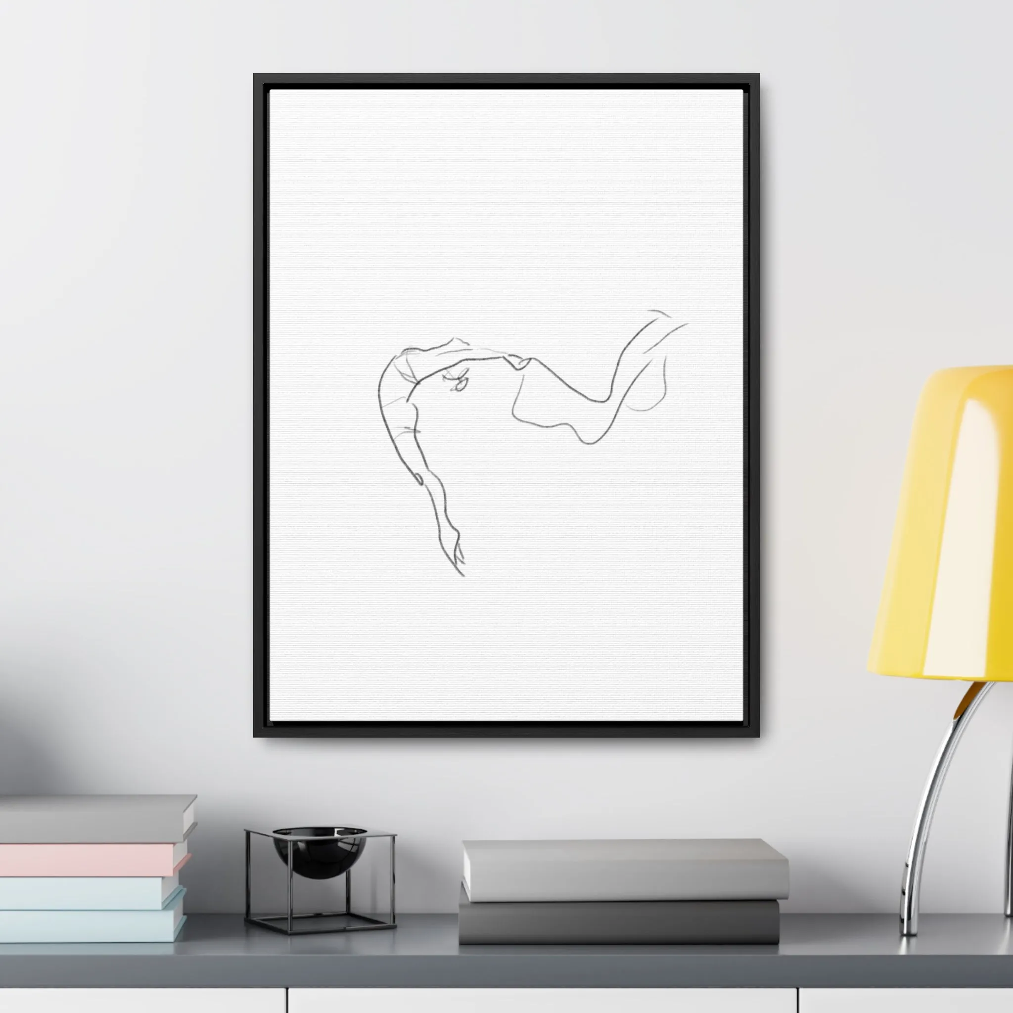 Minimalist Line Art Canvas Wrap - Elegant Home Décor