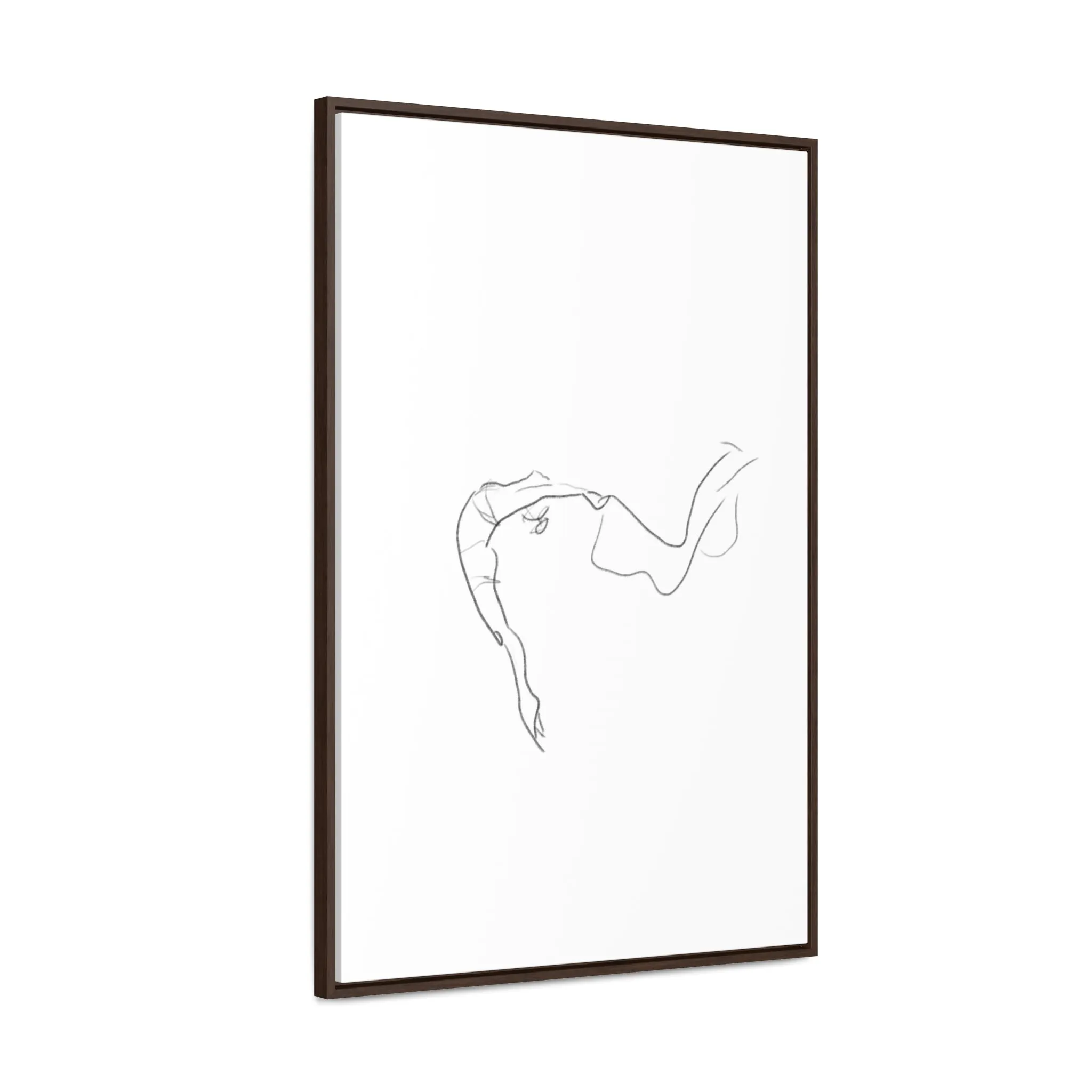 Minimalist Line Art Canvas Wrap - Elegant Home Décor