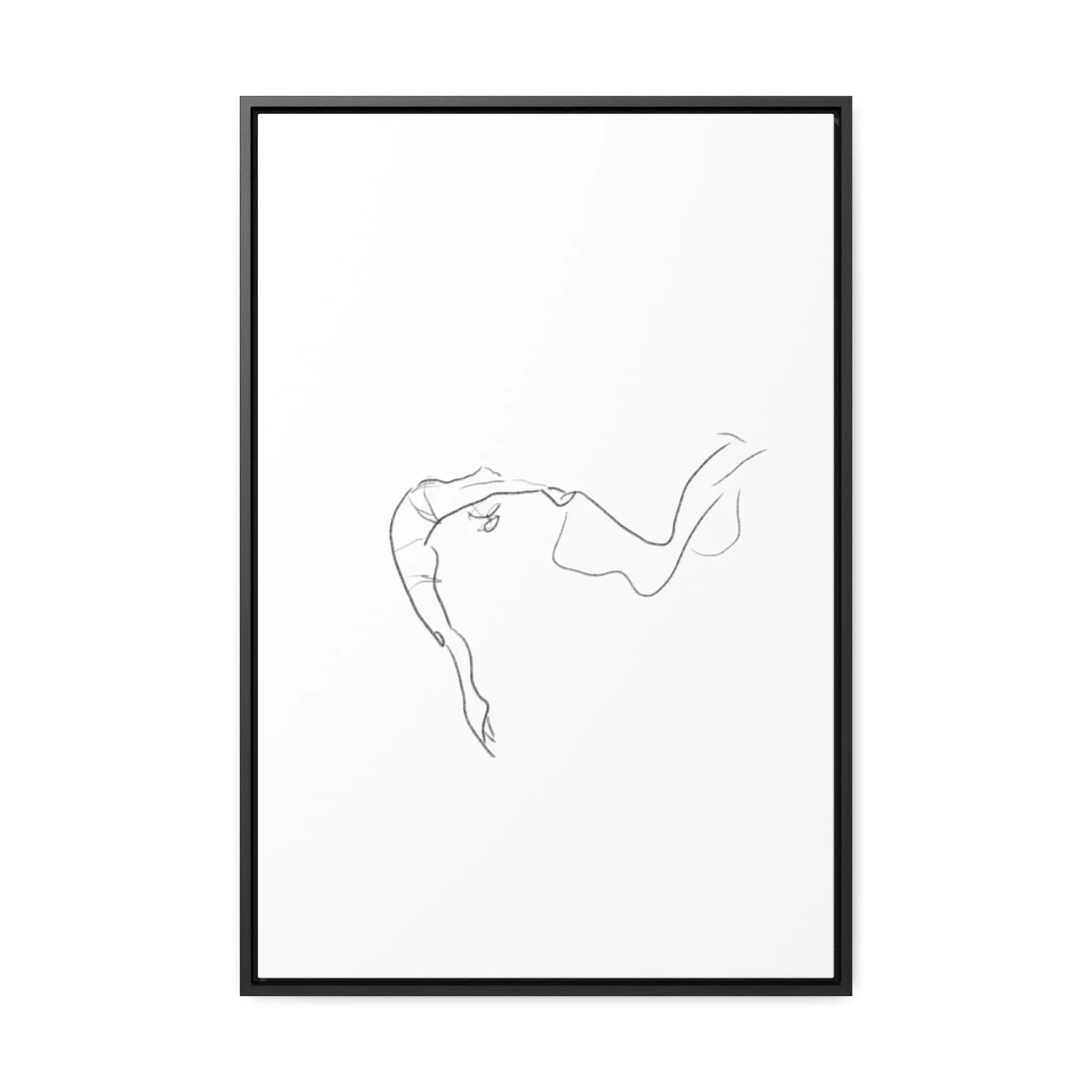 Minimalist Line Art Canvas Wrap - Elegant Home Décor
