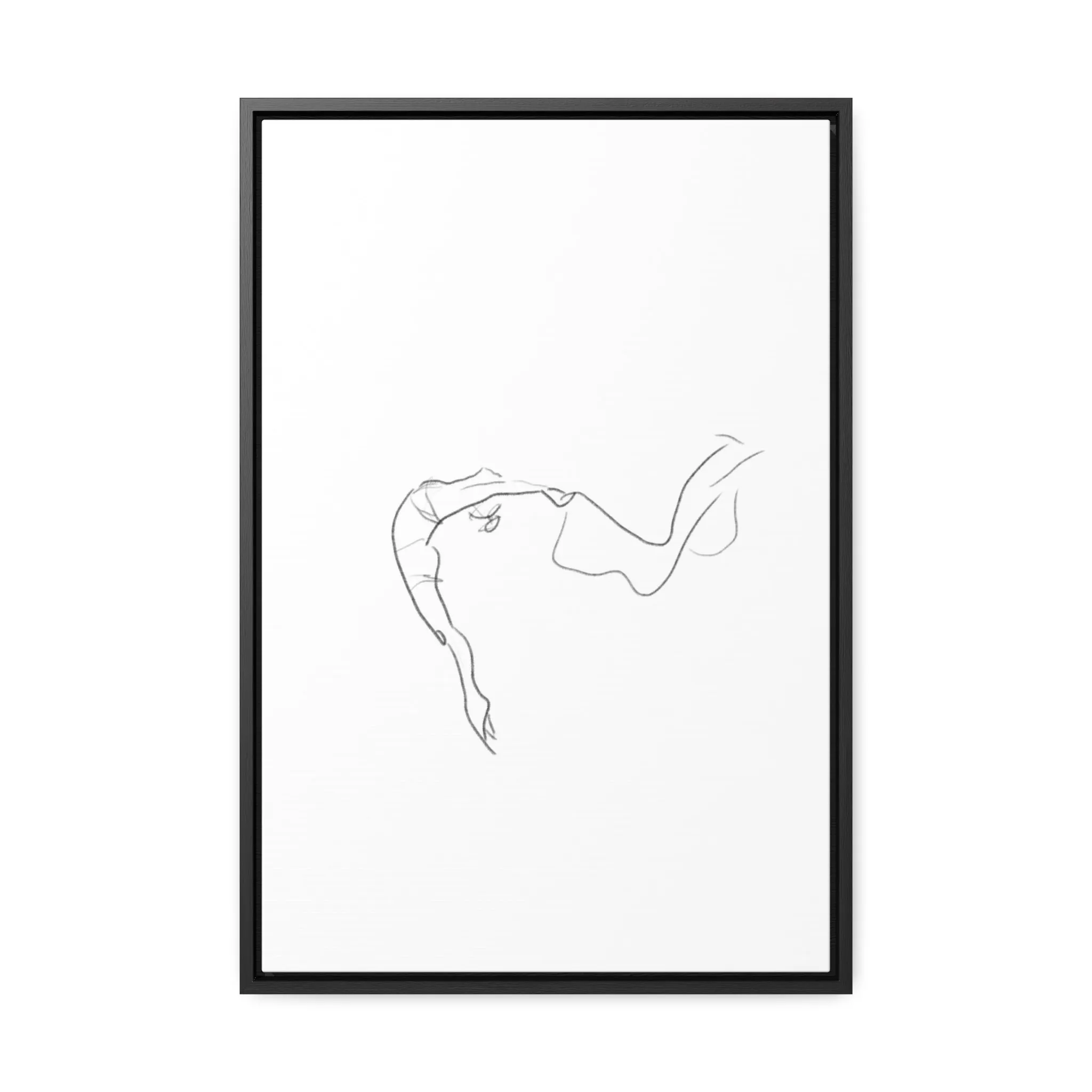 Minimalist Line Art Canvas Wrap - Elegant Home Décor