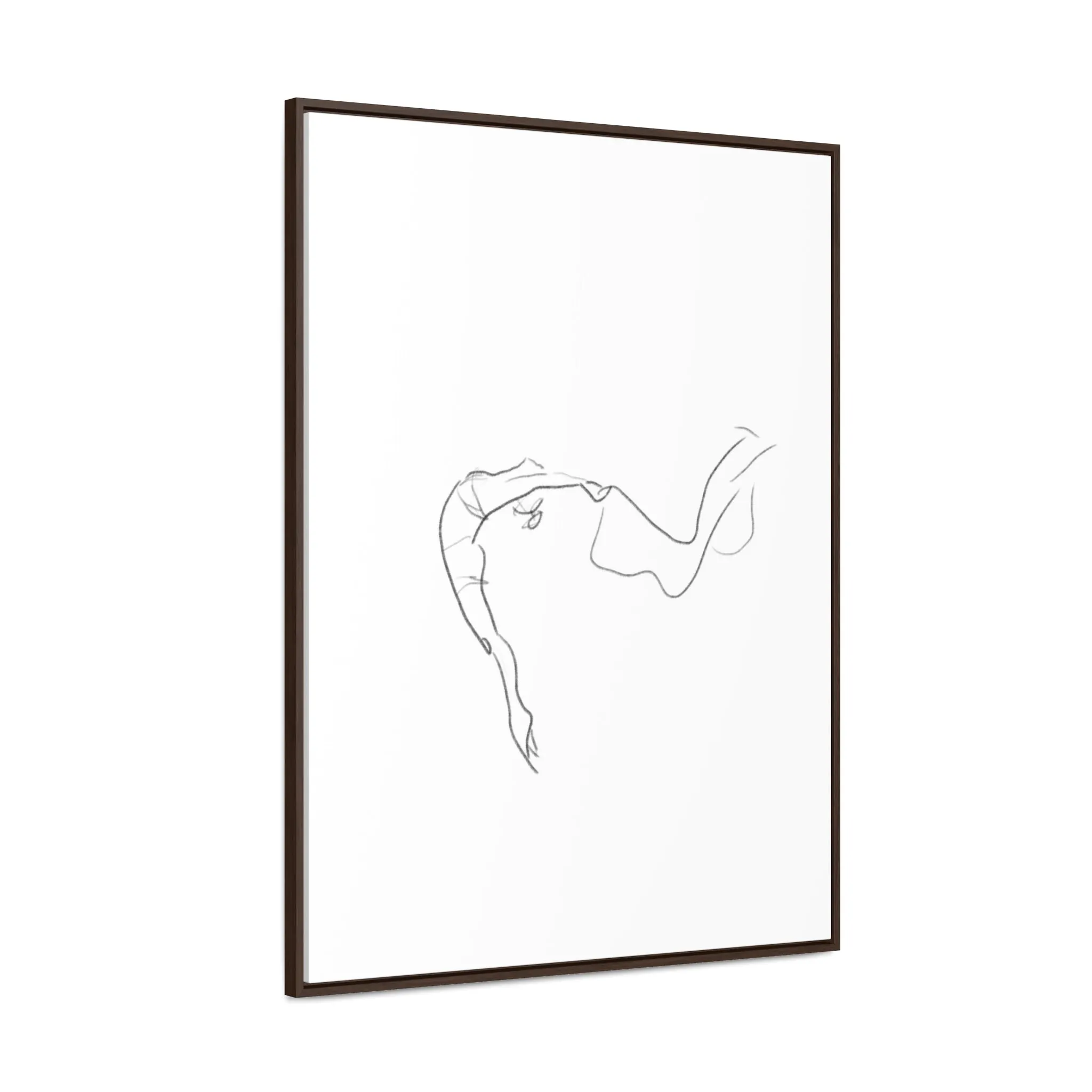Minimalist Line Art Canvas Wrap - Elegant Home Décor