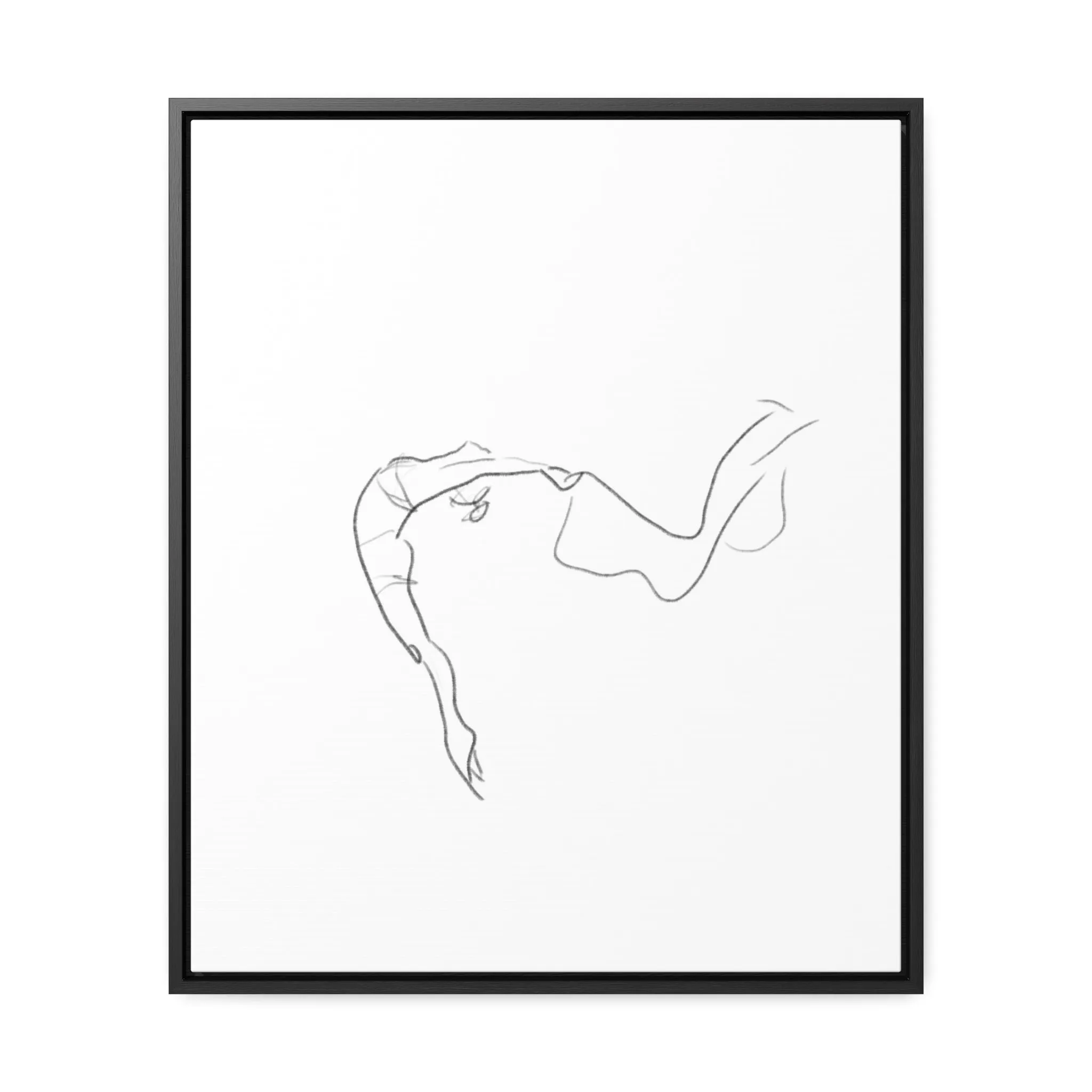 Minimalist Line Art Canvas Wrap - Elegant Home Décor