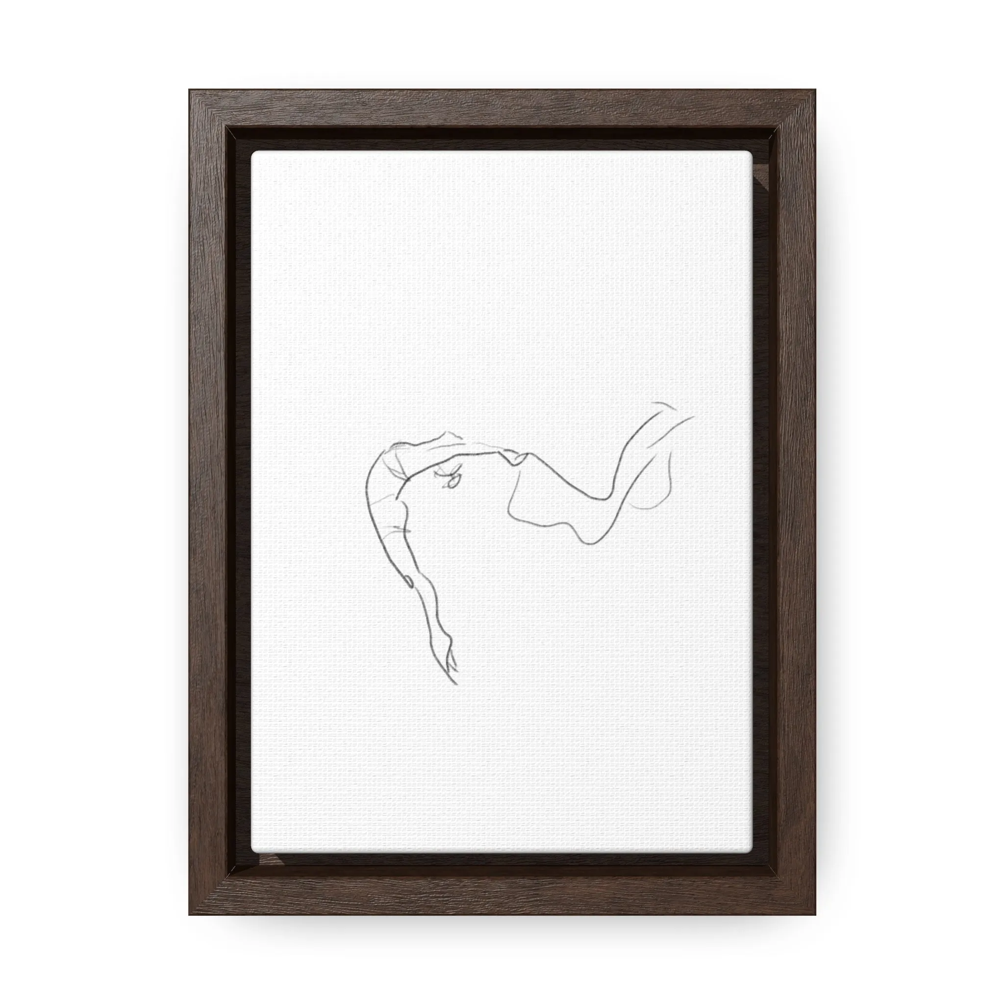 Minimalist Line Art Canvas Wrap - Elegant Home Décor