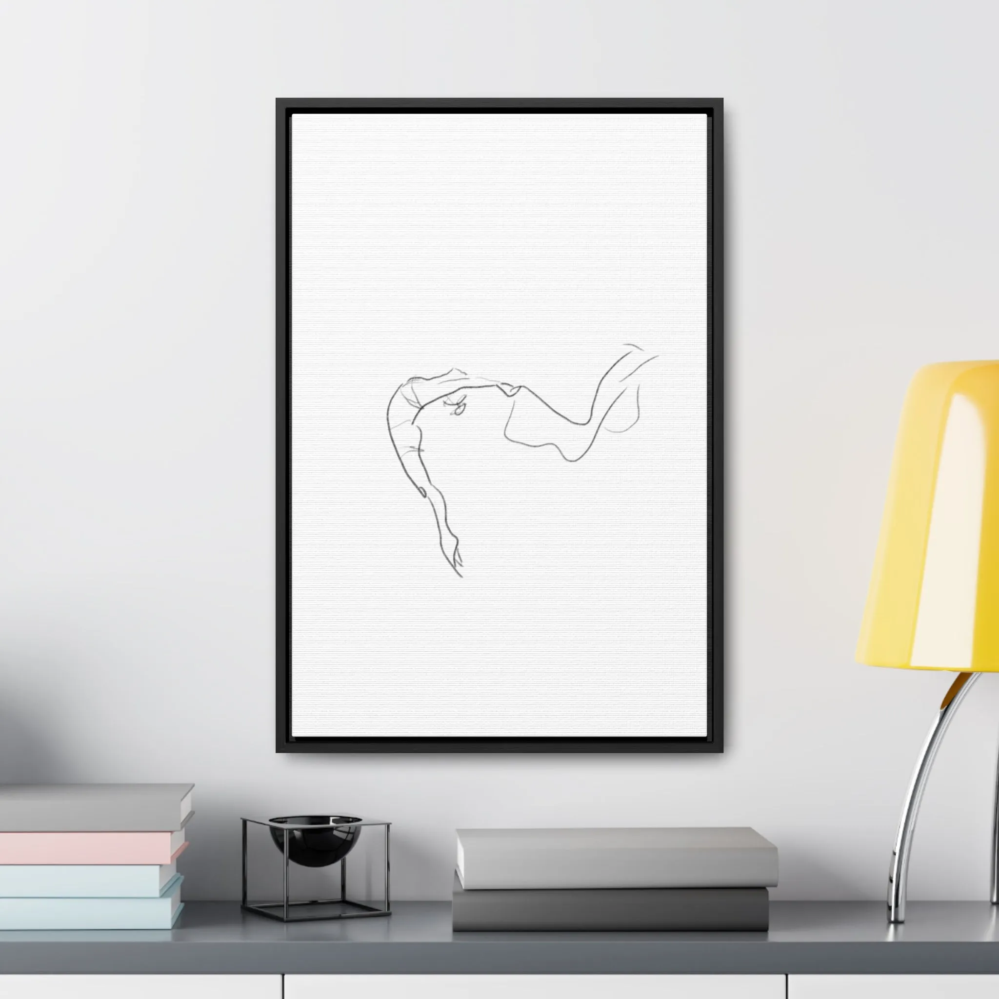 Minimalist Line Art Canvas Wrap - Elegant Home Décor