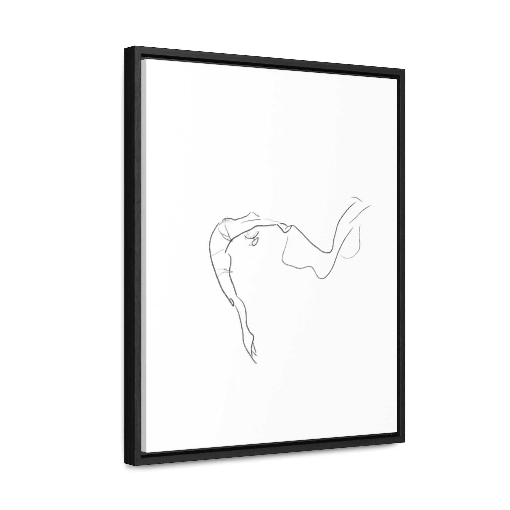 Minimalist Line Art Canvas Wrap - Elegant Home Décor