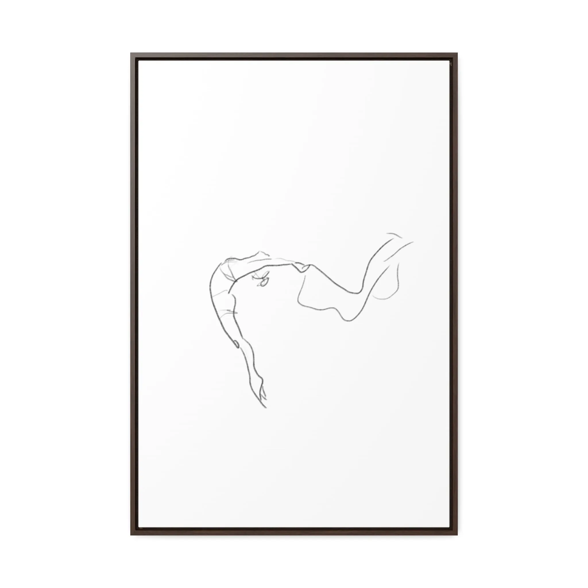 Minimalist Line Art Canvas Wrap - Elegant Home Décor
