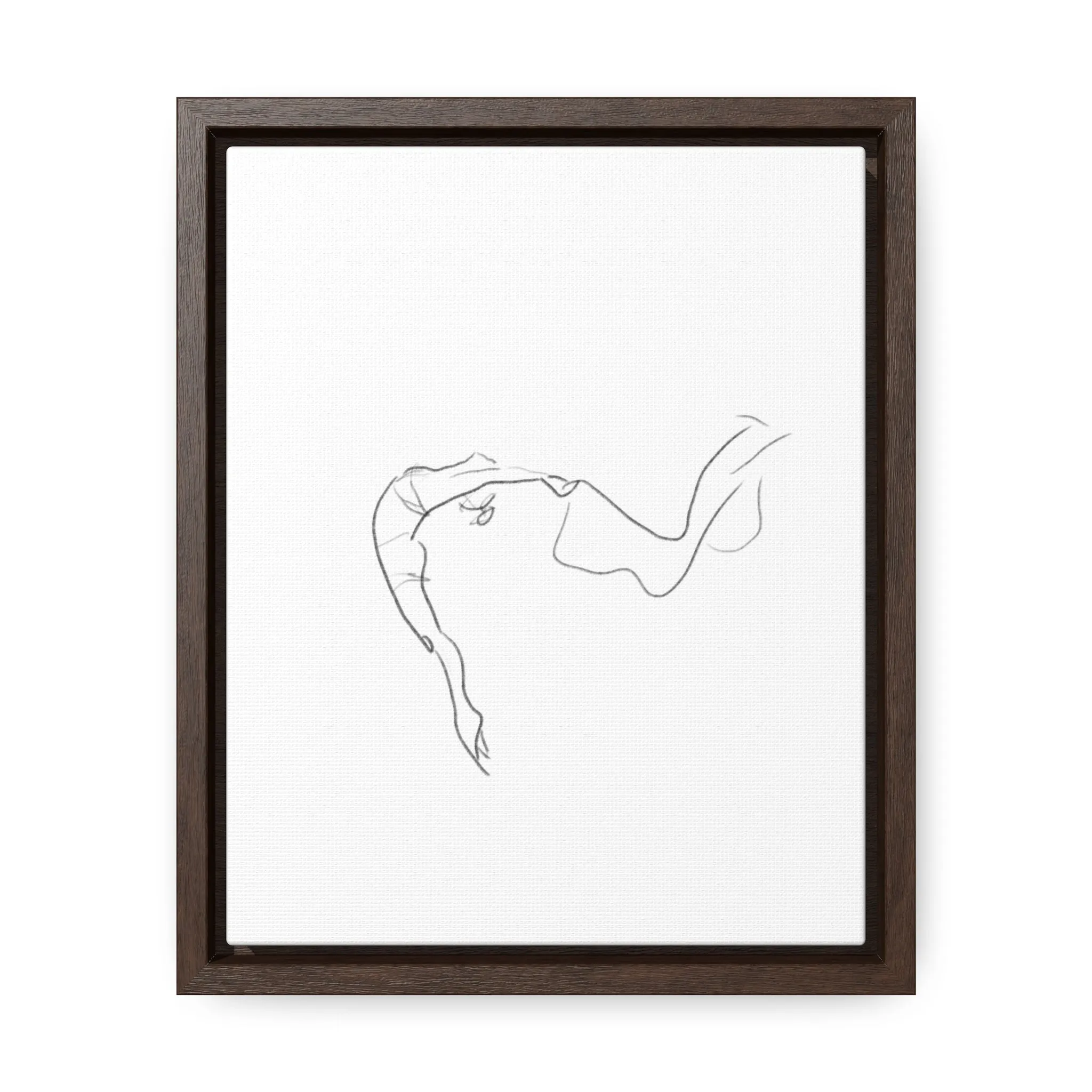 Minimalist Line Art Canvas Wrap - Elegant Home Décor