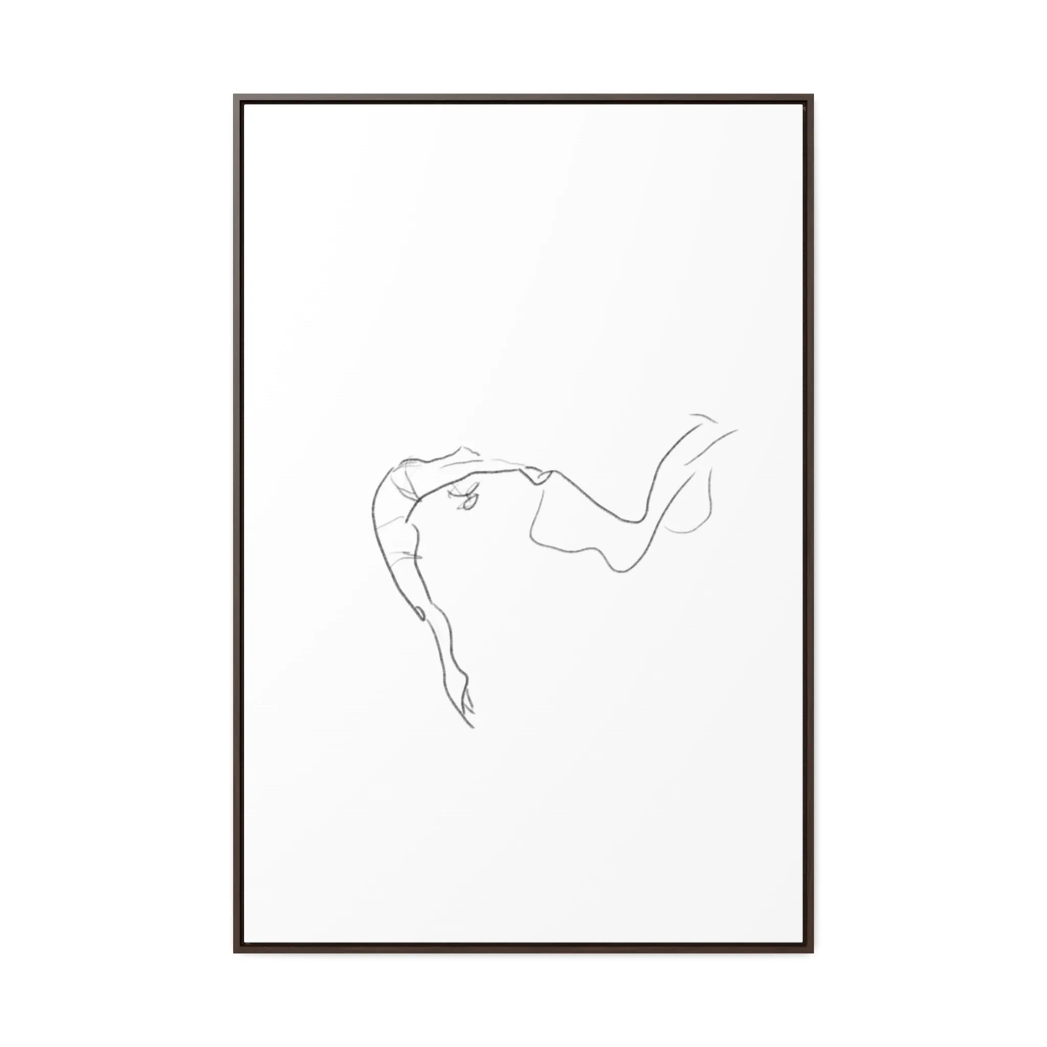 Minimalist Line Art Canvas Wrap - Elegant Home Décor