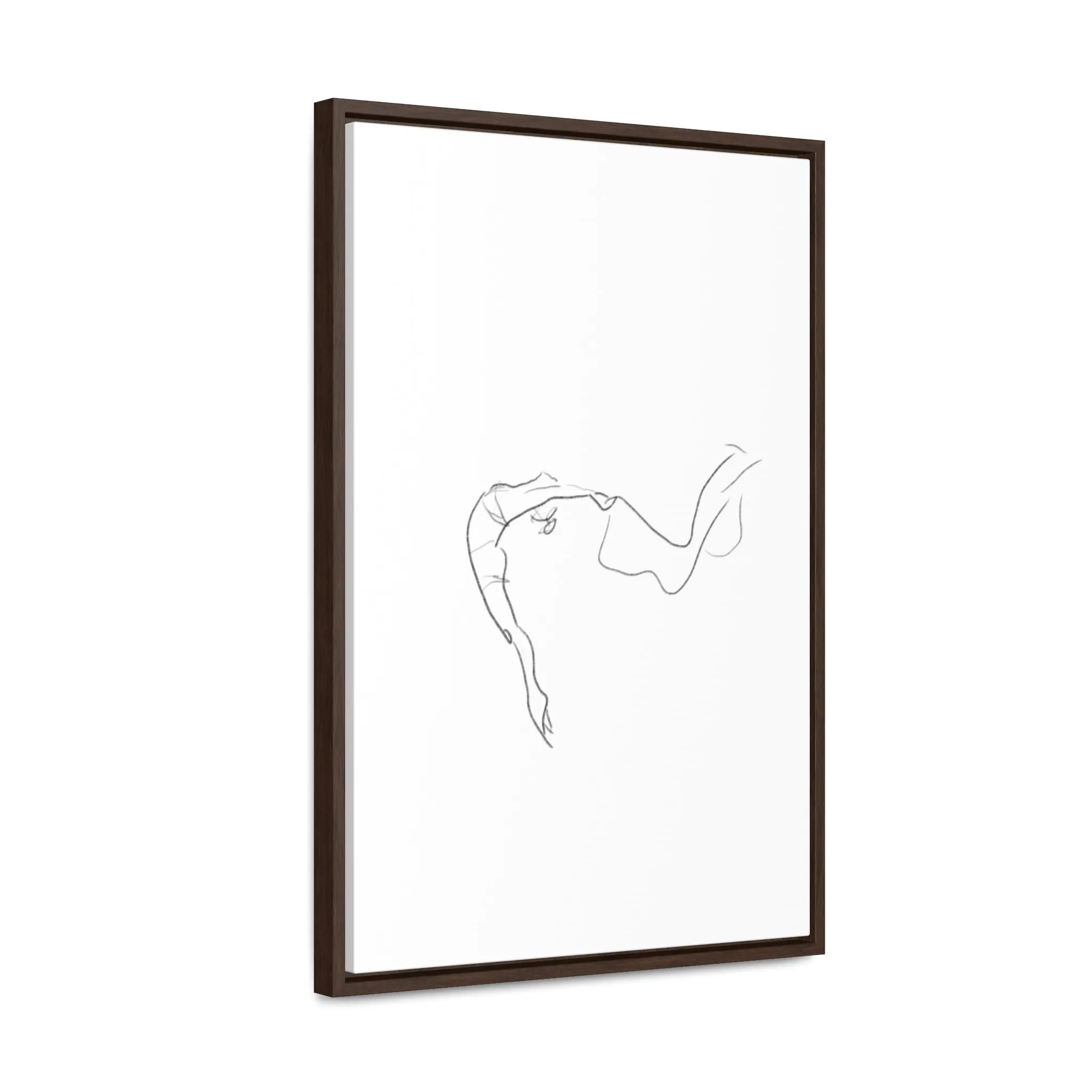Minimalist Line Art Canvas Wrap - Elegant Home Décor