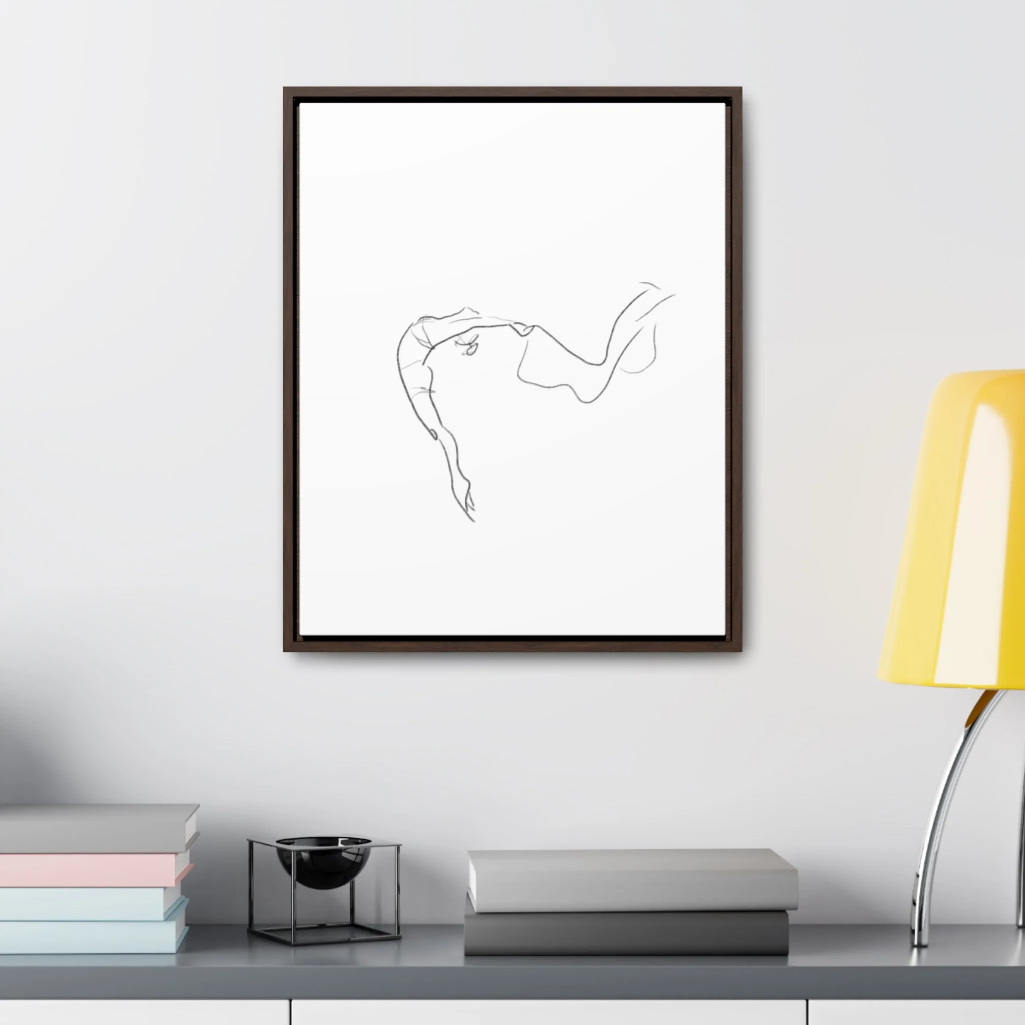 Minimalist Line Art Canvas Wrap - Elegant Home Décor