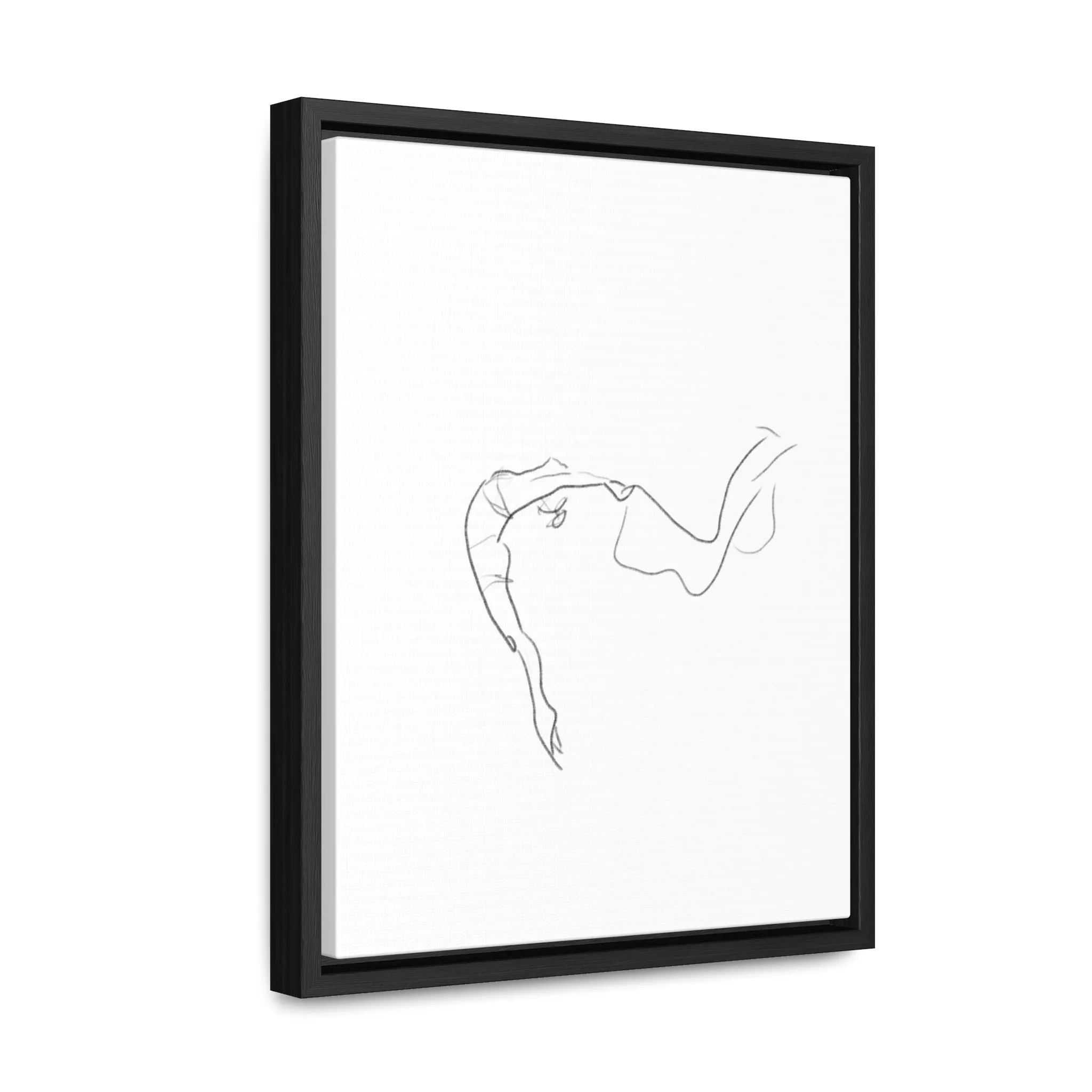 Minimalist Line Art Canvas Wrap - Elegant Home Décor
