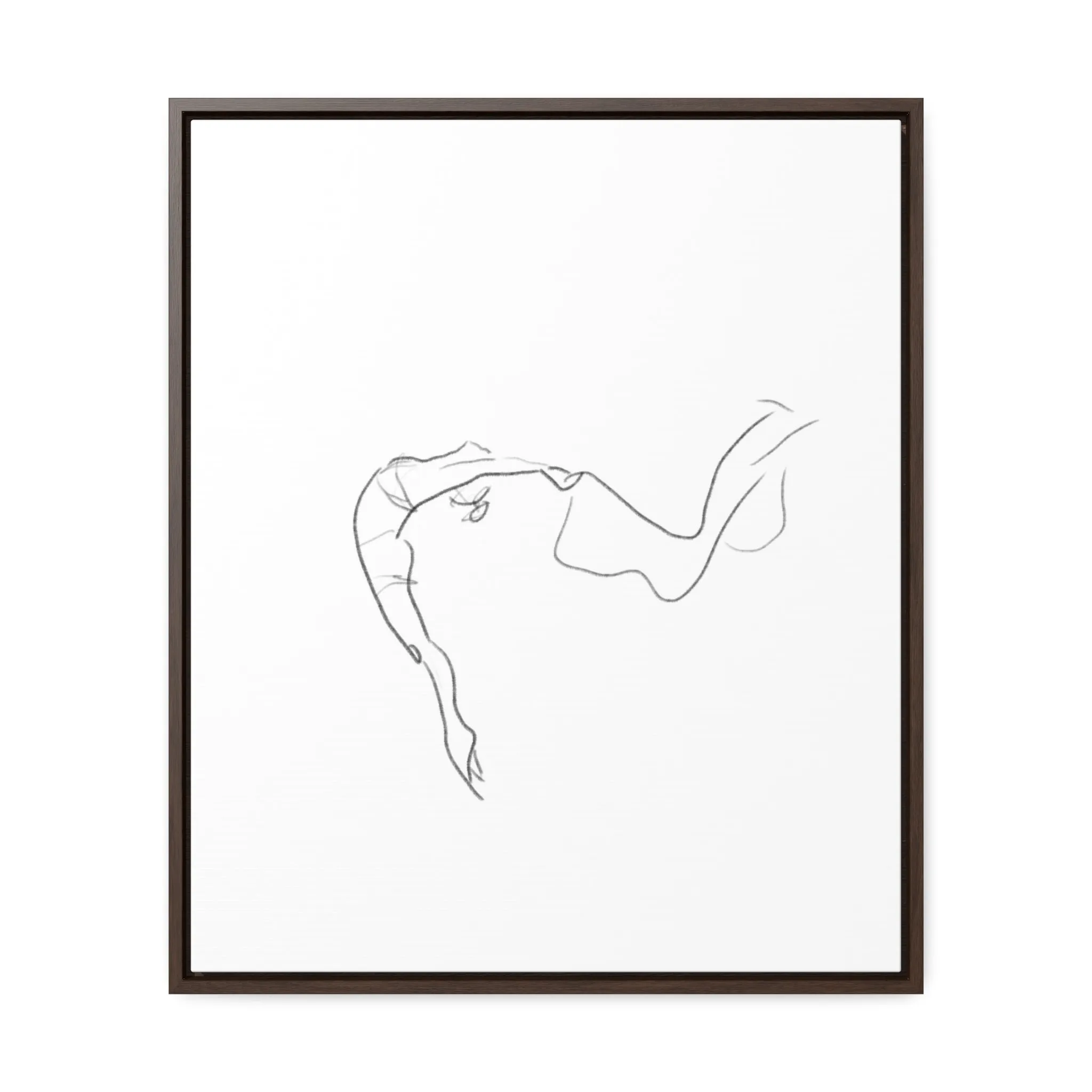 Minimalist Line Art Canvas Wrap - Elegant Home Décor