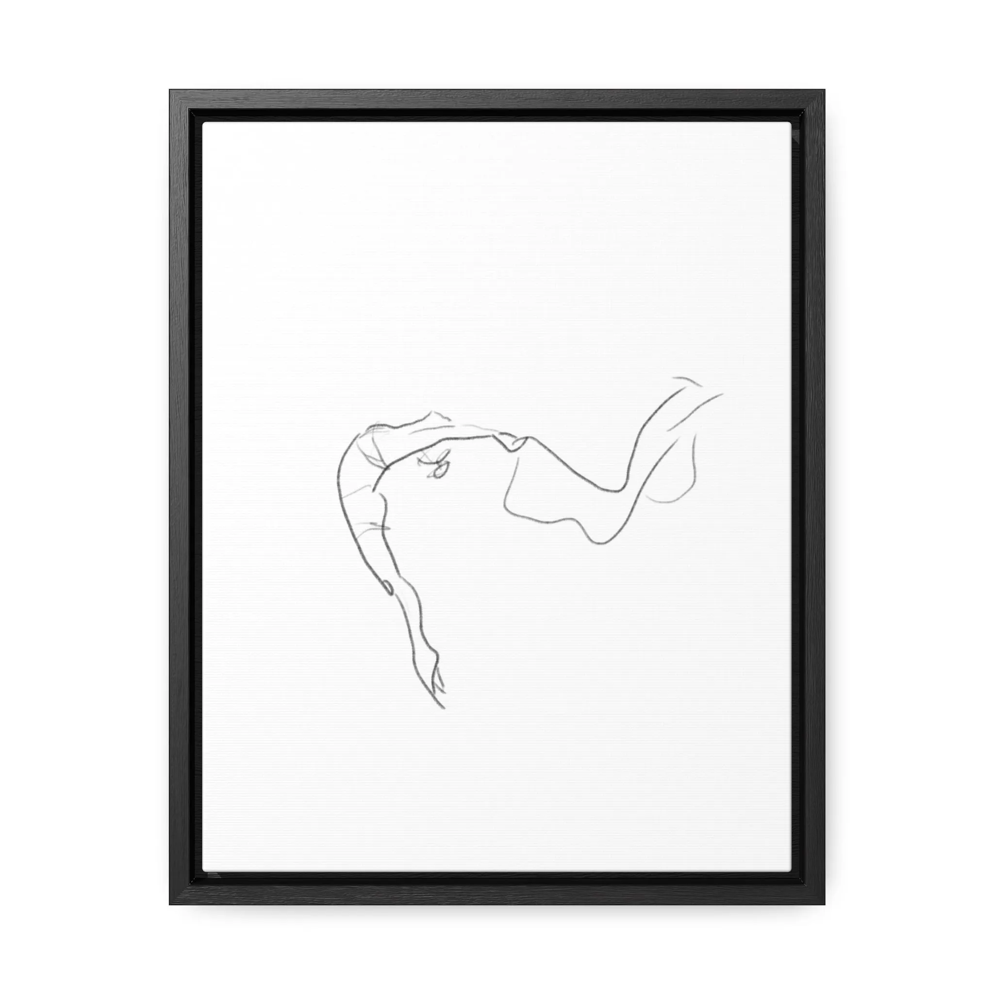 Minimalist Line Art Canvas Wrap - Elegant Home Décor