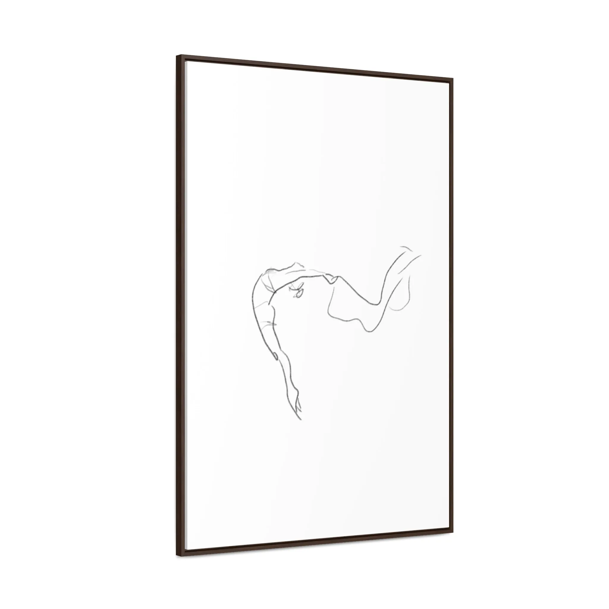 Minimalist Line Art Canvas Wrap - Elegant Home Décor
