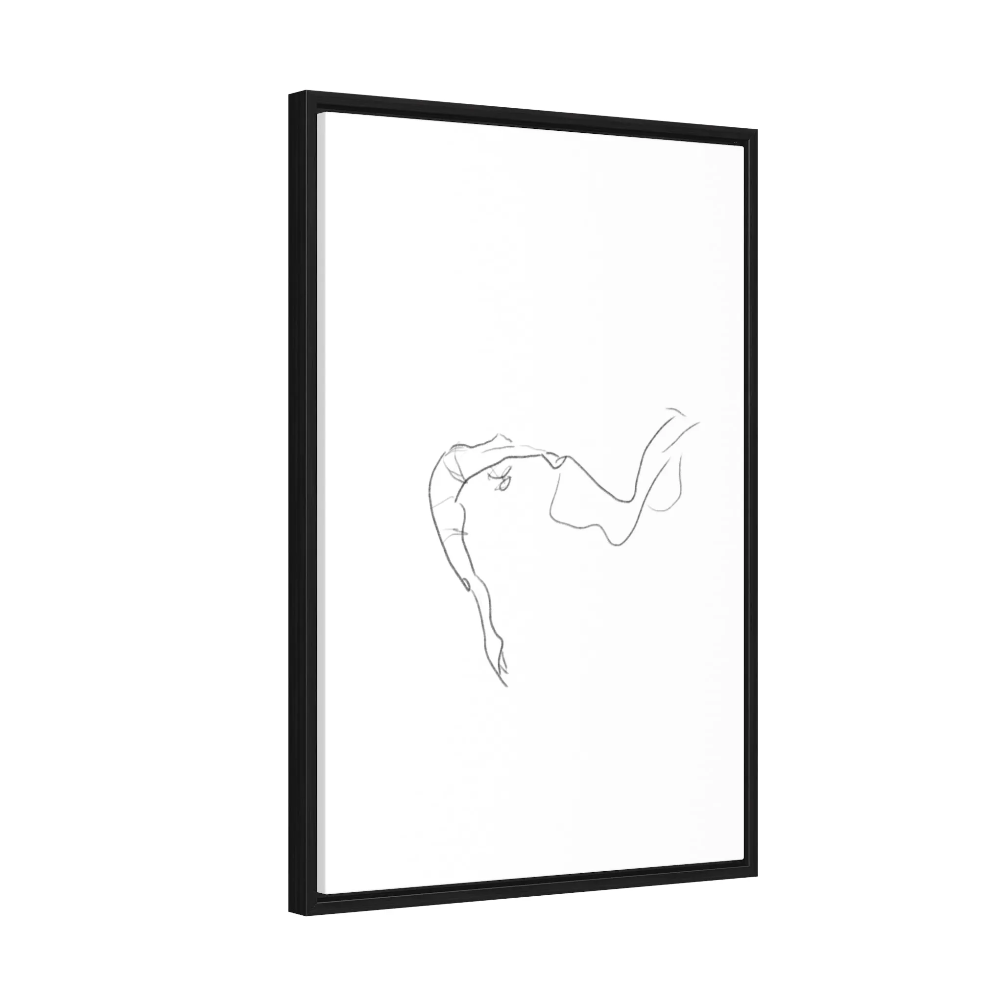 Minimalist Line Art Canvas Wrap - Elegant Home Décor