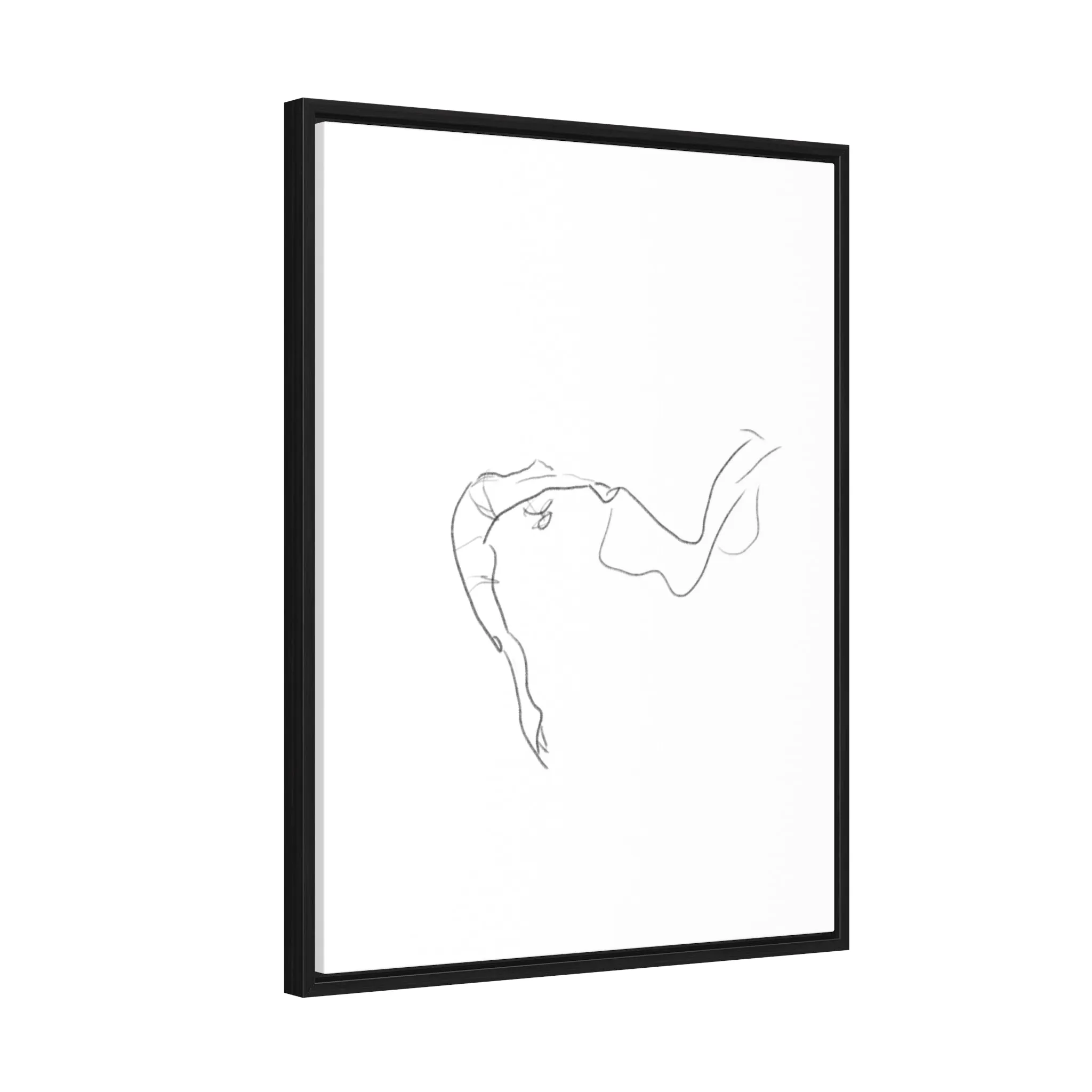 Minimalist Line Art Canvas Wrap - Elegant Home Décor