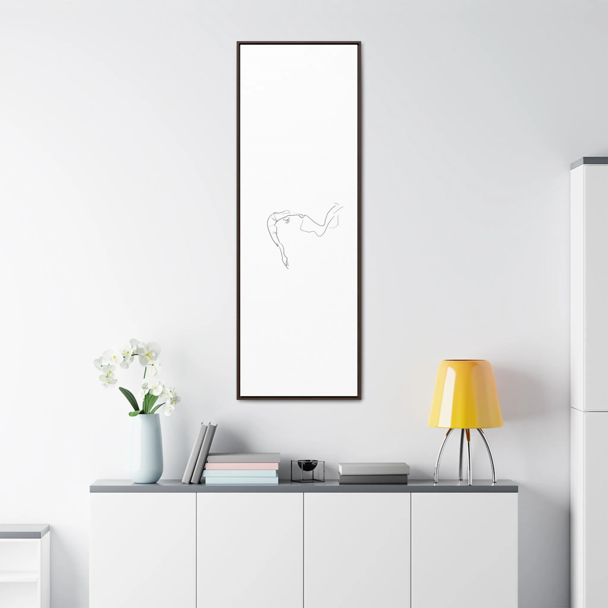 Minimalist Line Art Canvas Wrap - Elegant Home Décor