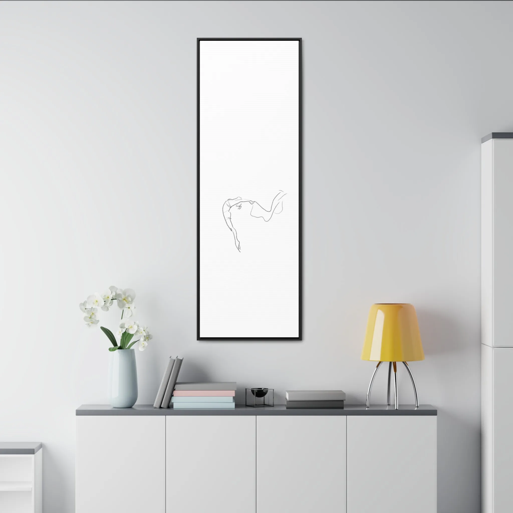 Minimalist Line Art Canvas Wrap - Elegant Home Décor