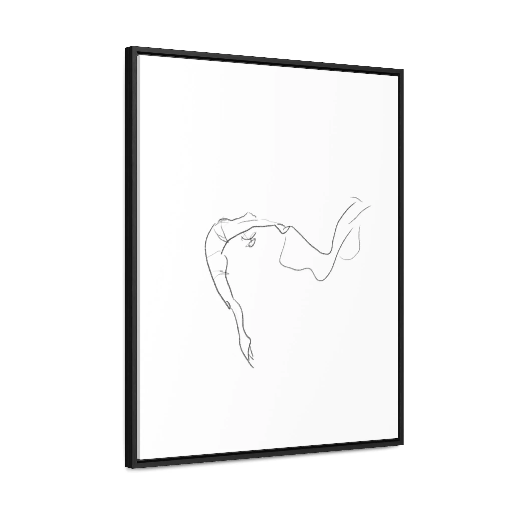 Minimalist Line Art Canvas Wrap - Elegant Home Décor