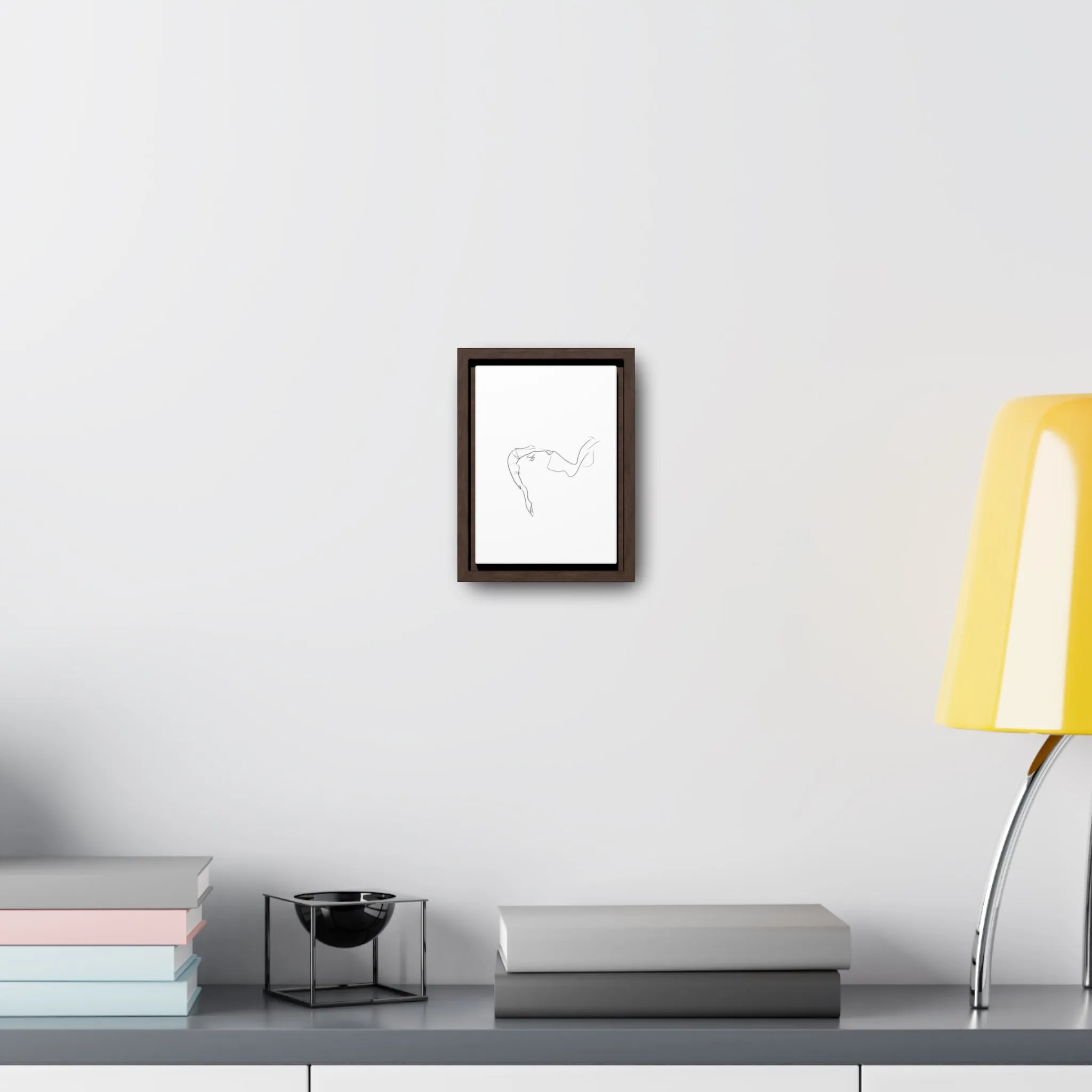 Minimalist Line Art Canvas Wrap - Elegant Home Décor