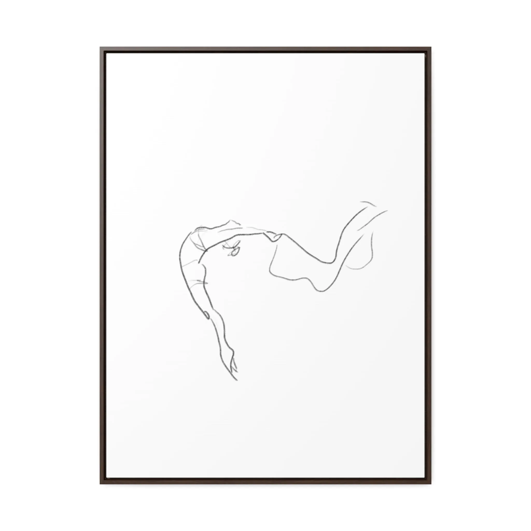 Minimalist Line Art Canvas Wrap - Elegant Home Décor