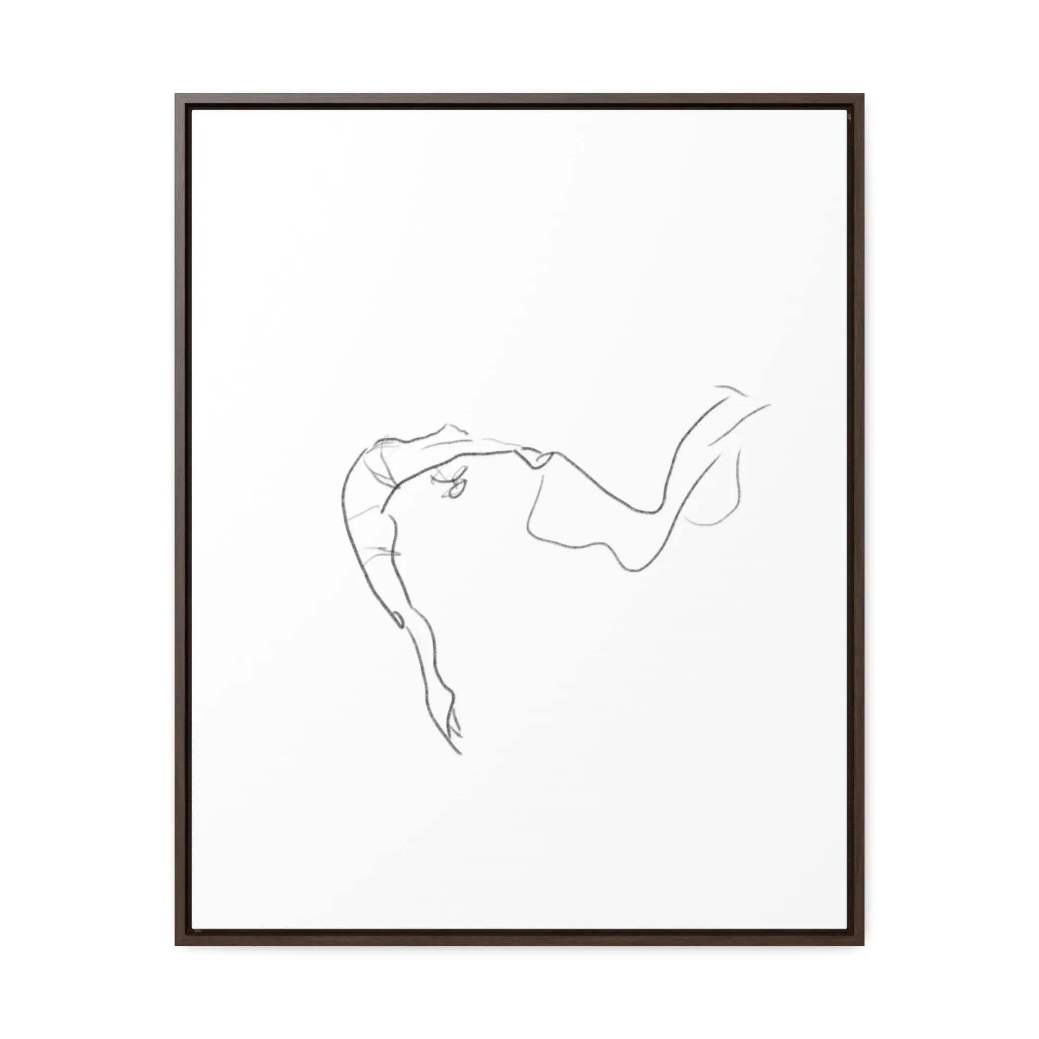 Minimalist Line Art Canvas Wrap - Elegant Home Décor