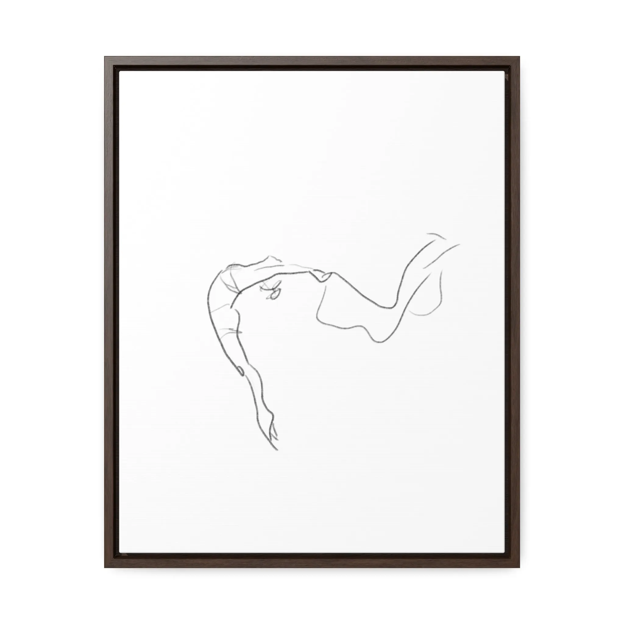 Minimalist Line Art Canvas Wrap - Elegant Home Décor