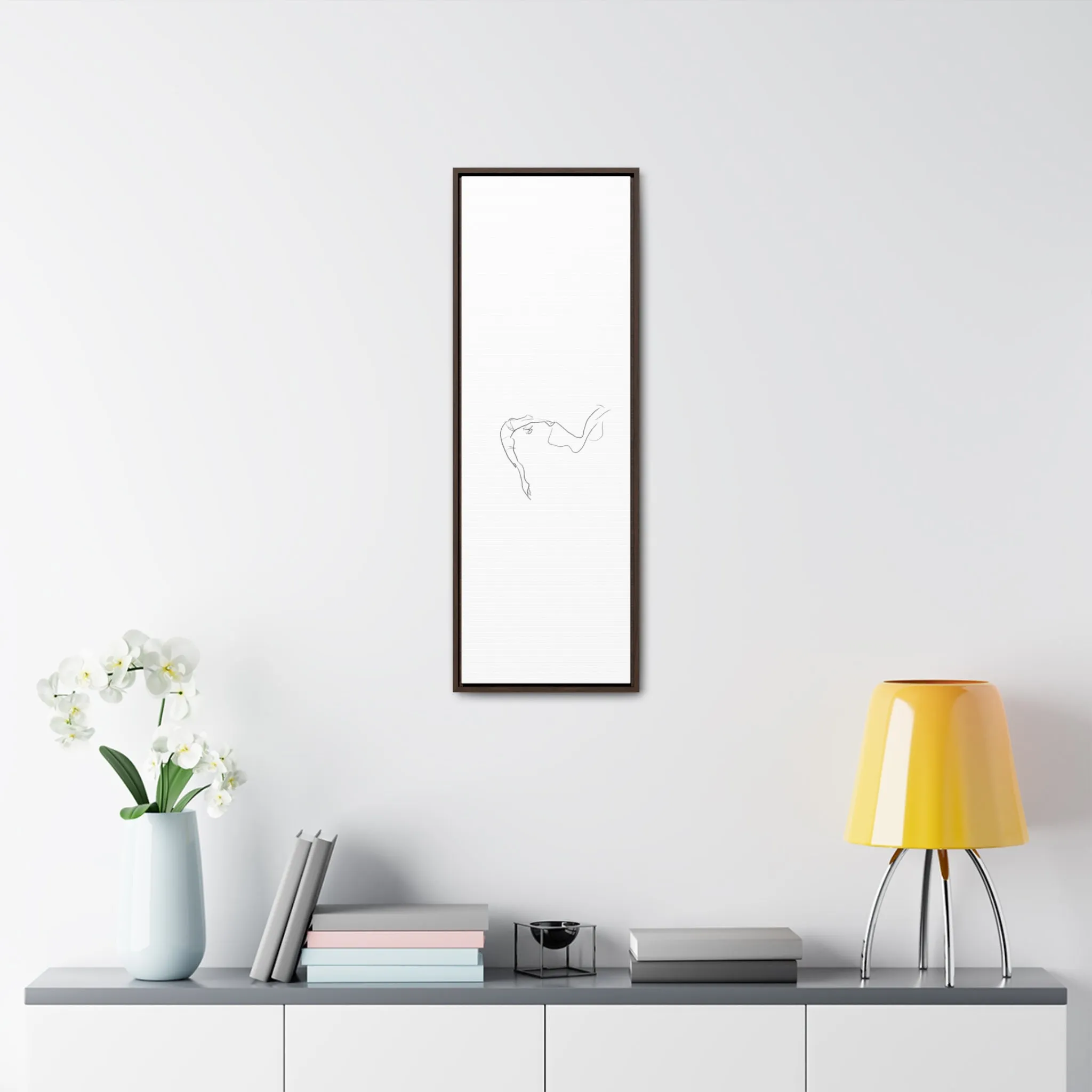 Minimalist Line Art Canvas Wrap - Elegant Home Décor