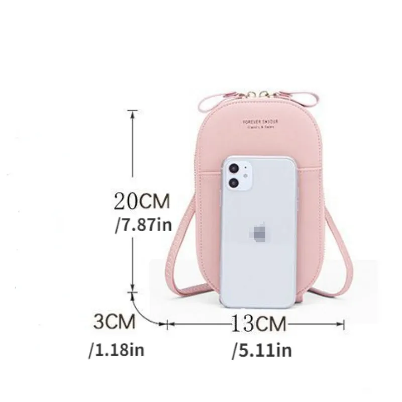Minimalist Solid Color Shoulder Bag, All-Match Zipper Crossbody Bag, Classic Coin Purse