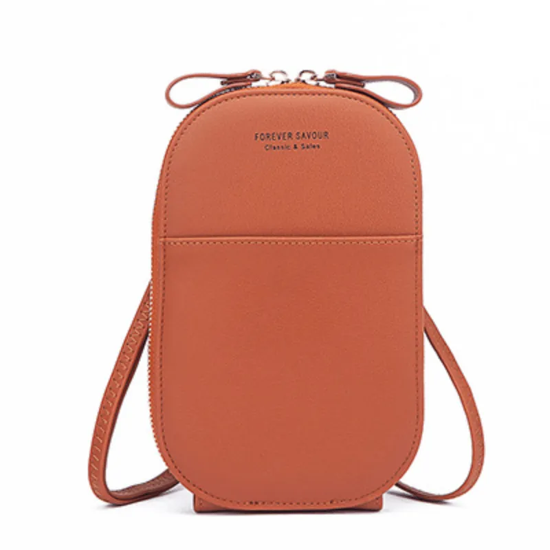 Minimalist Solid Color Shoulder Bag, All-Match Zipper Crossbody Bag, Classic Coin Purse