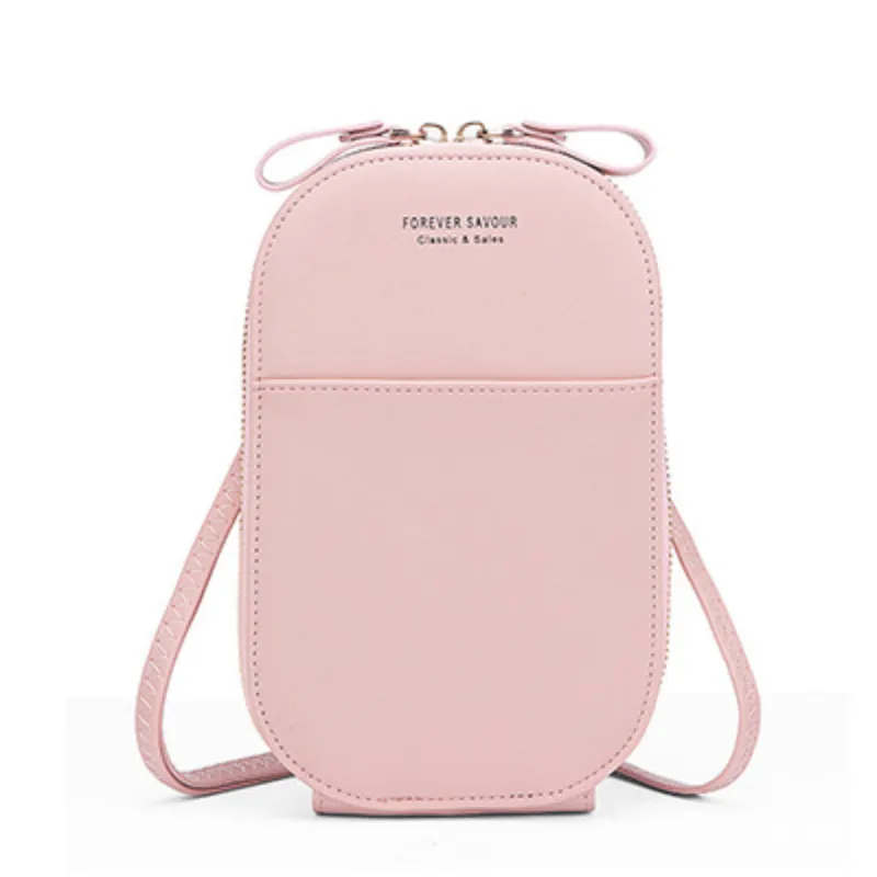 Minimalist Solid Color Shoulder Bag, All-Match Zipper Crossbody Bag, Classic Coin Purse