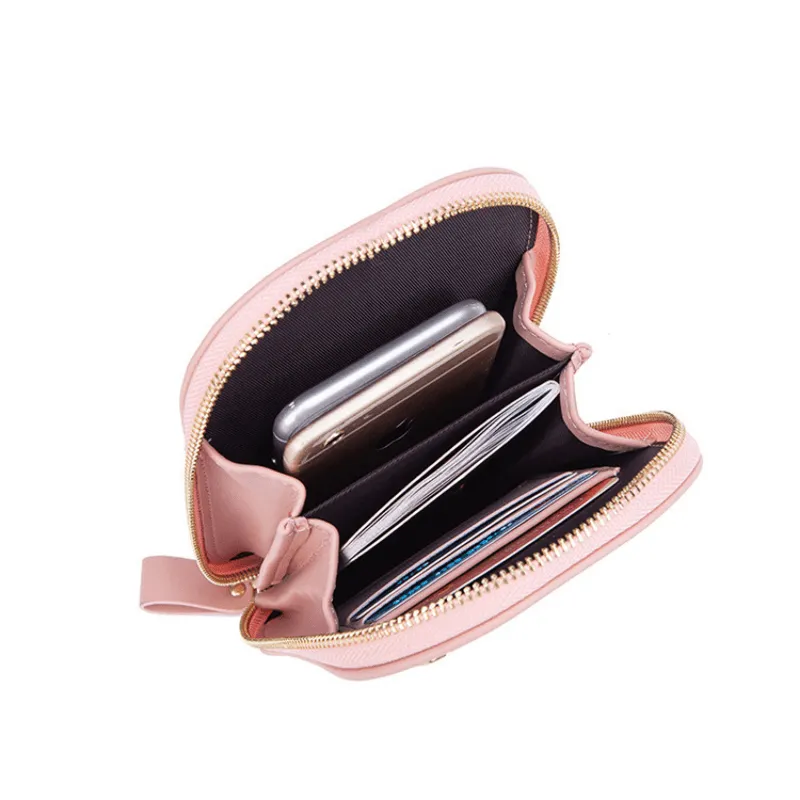 Minimalist Solid Color Shoulder Bag, All-Match Zipper Crossbody Bag, Classic Coin Purse