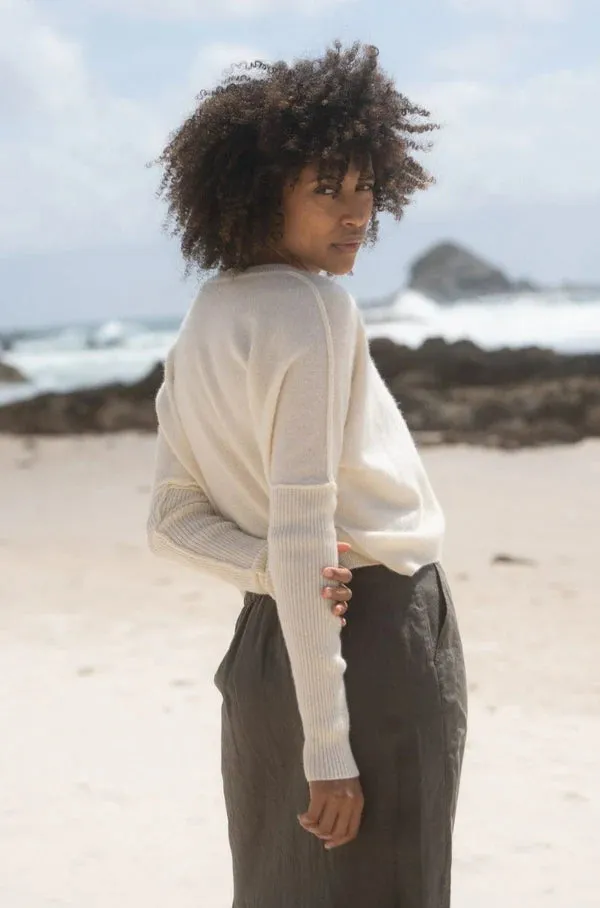 Miri Cashmere Knit Ivory